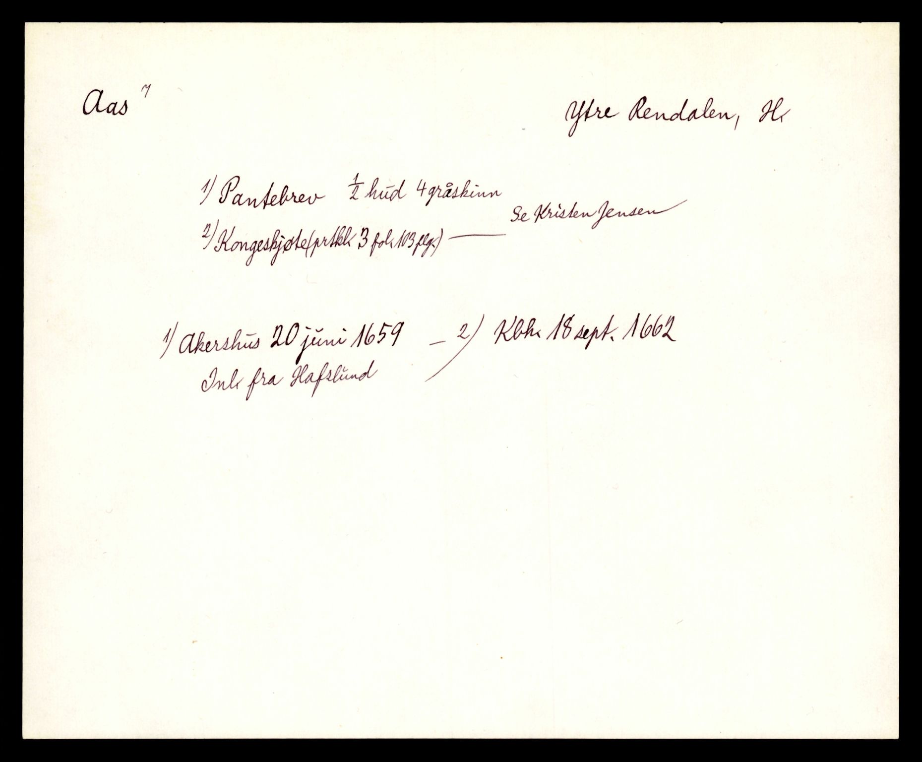 Riksarkivets diplomsamling, AV/RA-EA-5965/F35/F35e/L0008: Registreringssedler Hedmark 2, 1400-1700, p. 371