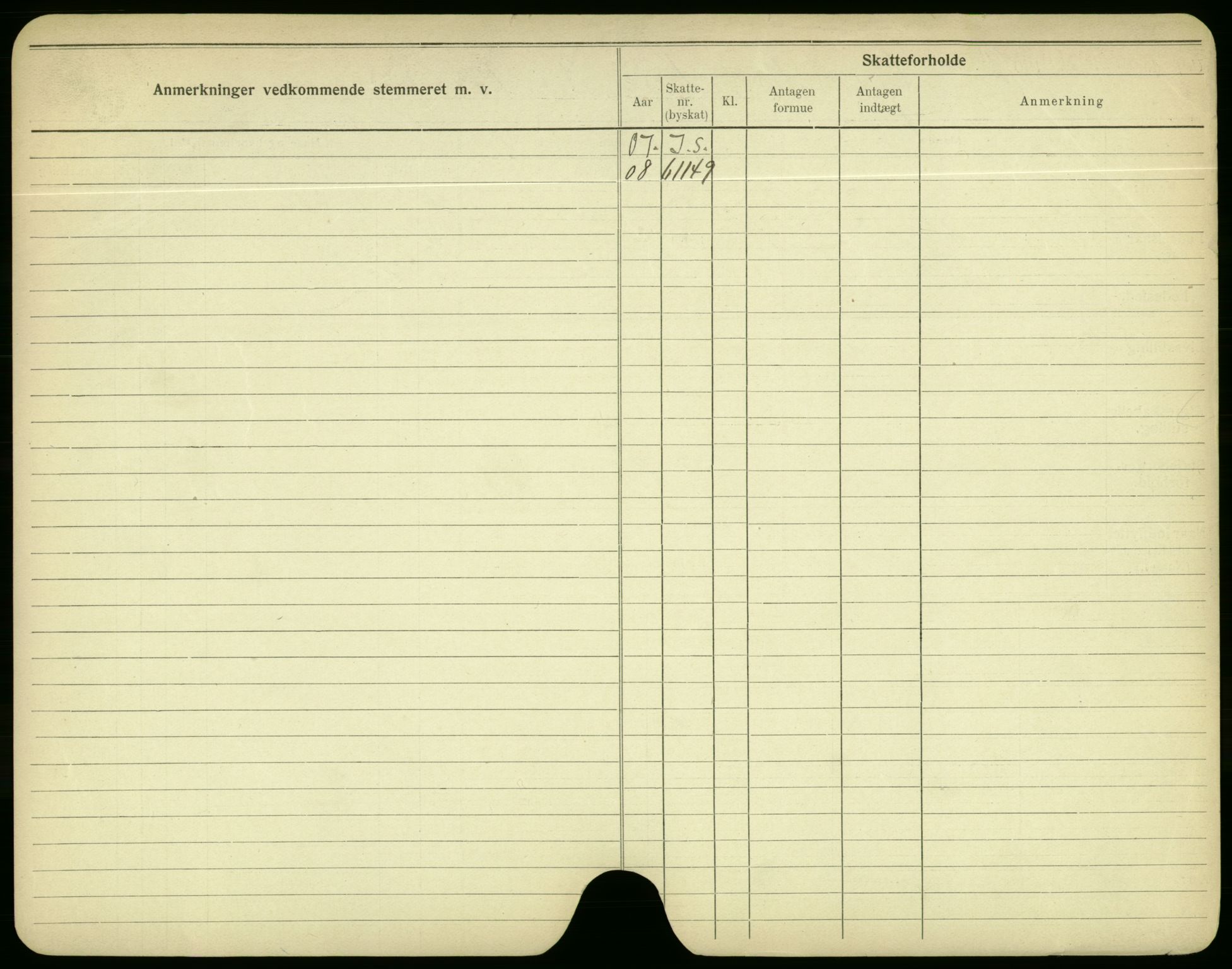Oslo folkeregister, Registerkort, SAO/A-11715/F/Fa/Fac/L0003: Menn, 1906-1914, p. 377b