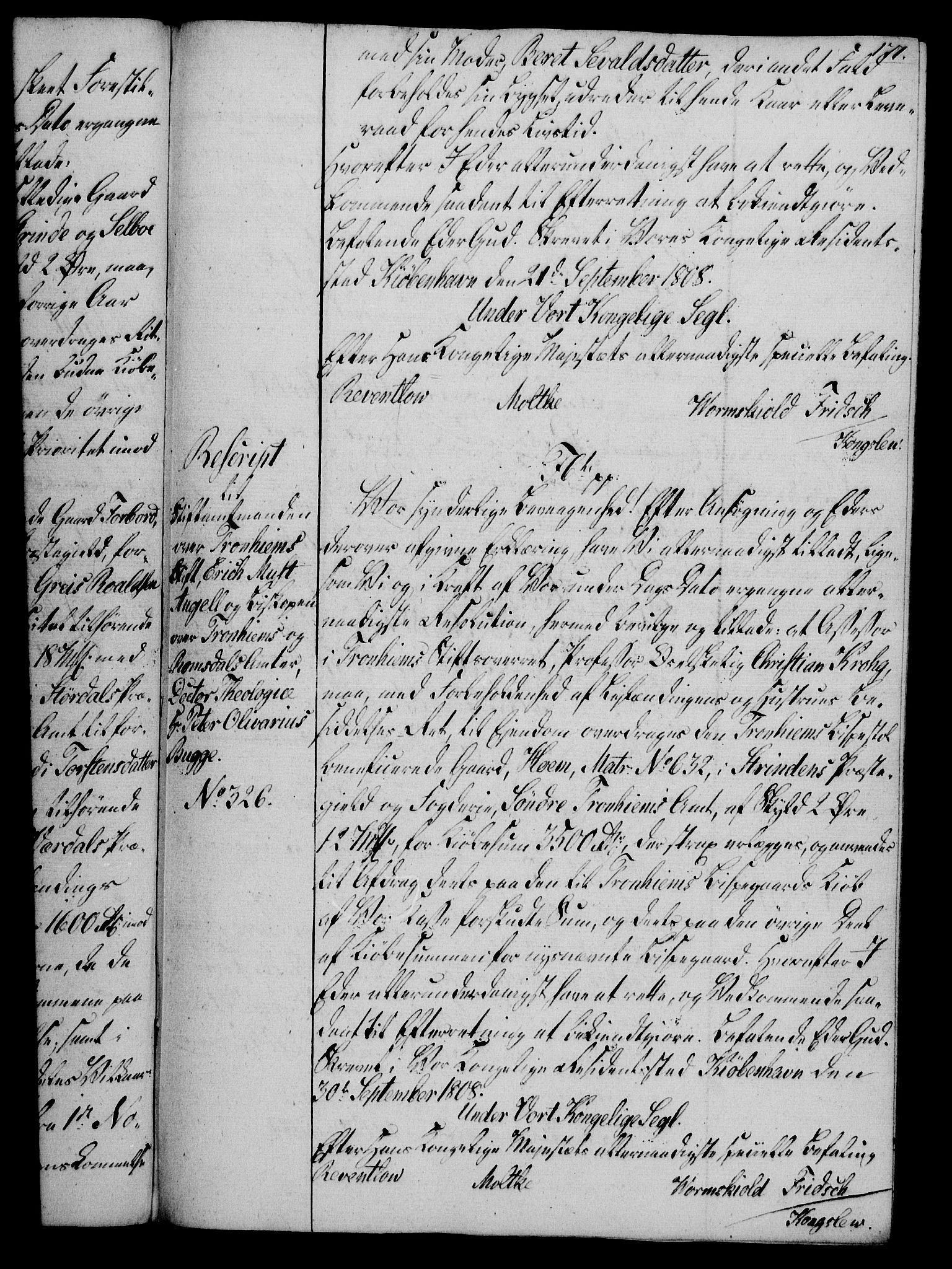 Rentekammeret, Kammerkanselliet, RA/EA-3111/G/Gg/Gga/L0019: Norsk ekspedisjonsprotokoll med register (merket RK 53.19), 1807-1810, p. 177