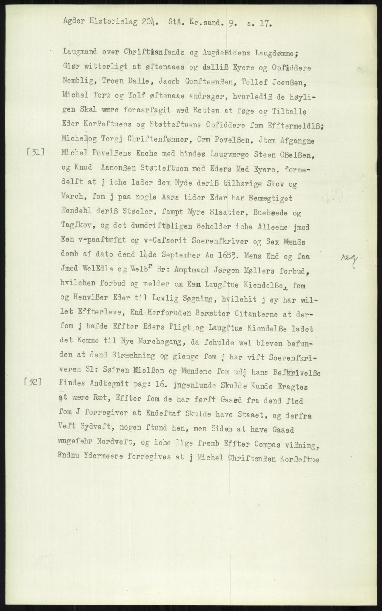 Samlinger til kildeutgivelse, Diplomavskriftsamlingen, AV/RA-EA-4053/H/Ha, p. 3416