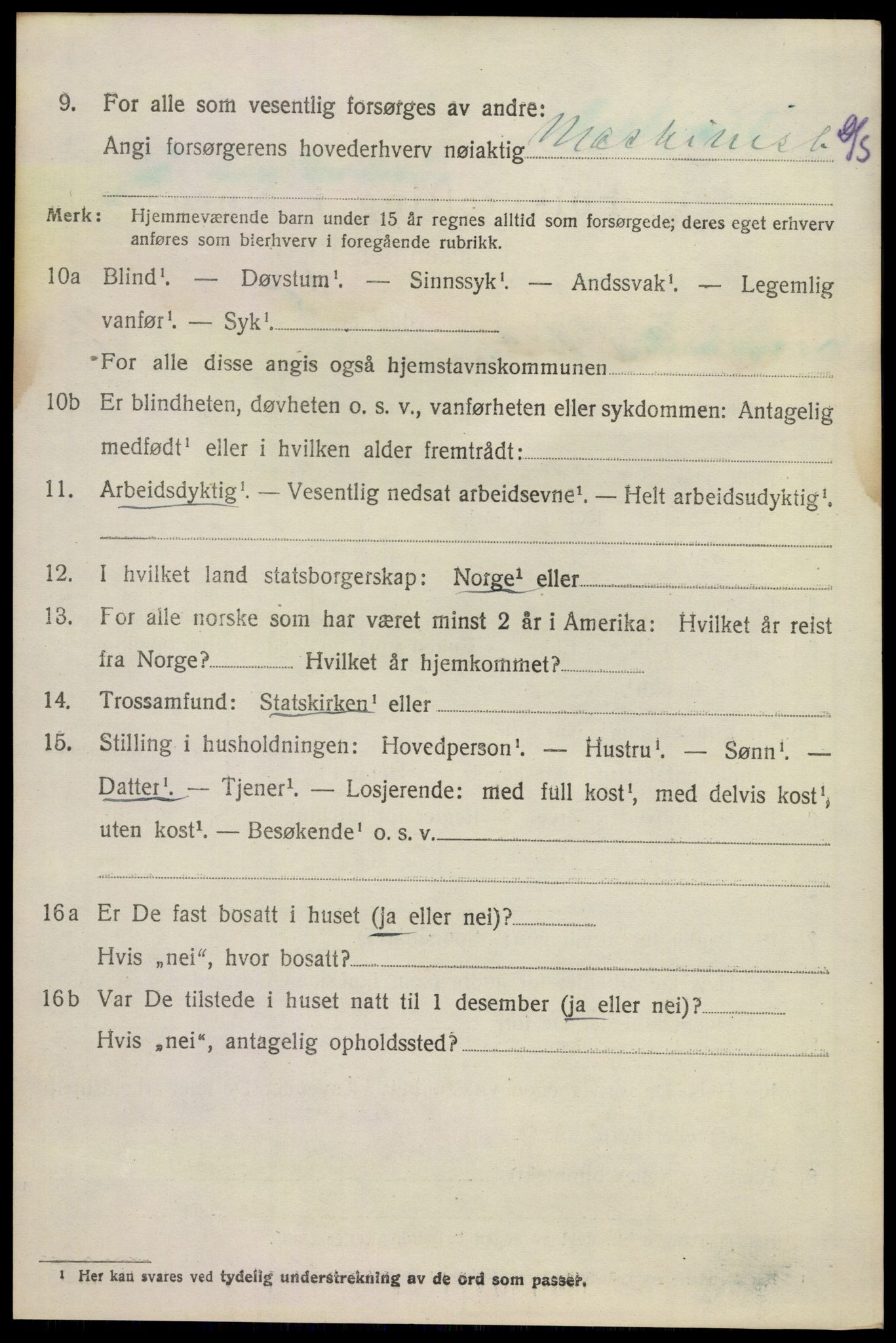 SAKO, 1920 census for Sandeherred, 1920, p. 11069
