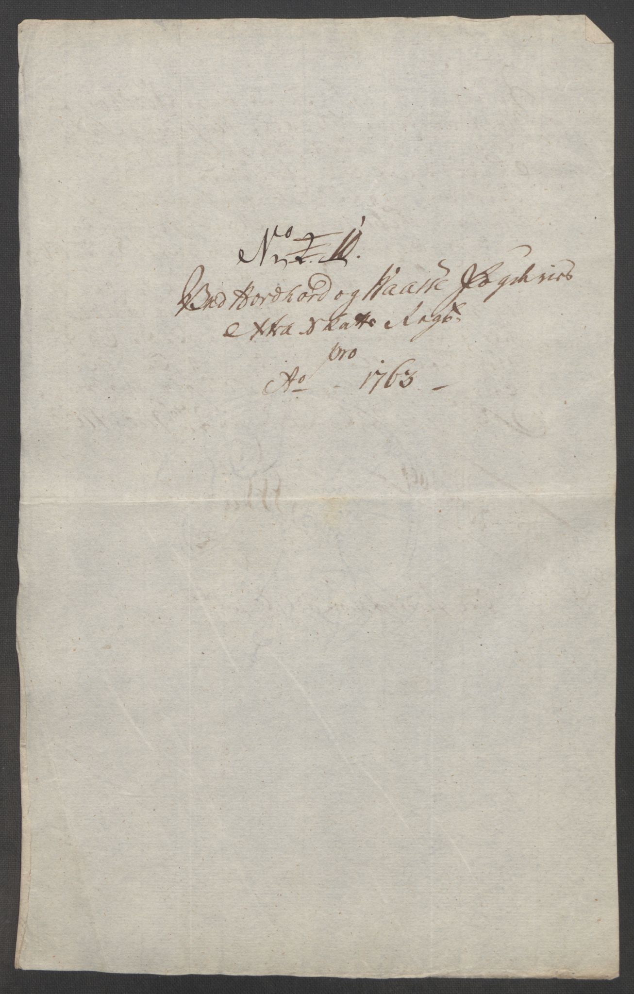 Rentekammeret inntil 1814, Reviderte regnskaper, Fogderegnskap, AV/RA-EA-4092/R51/L3303: Ekstraskatten Nordhordland og Voss, 1762-1772, p. 54