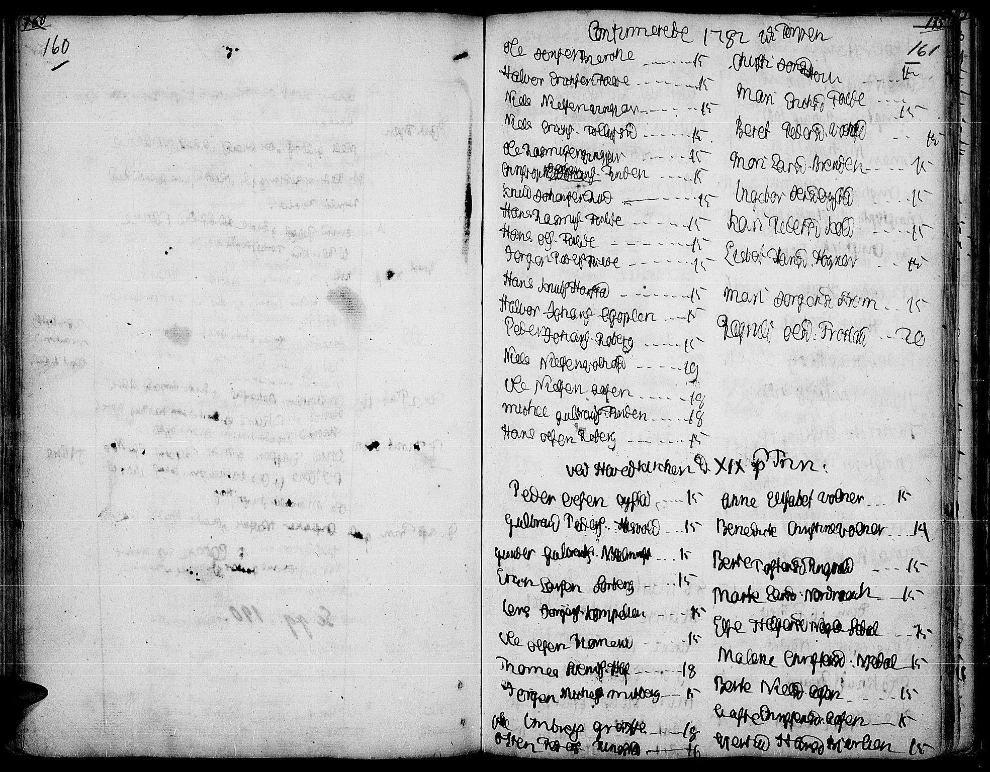 Land prestekontor, AV/SAH-PREST-120/H/Ha/Haa/L0005: Parish register (official) no. 5, 1765-1784, p. 160-161