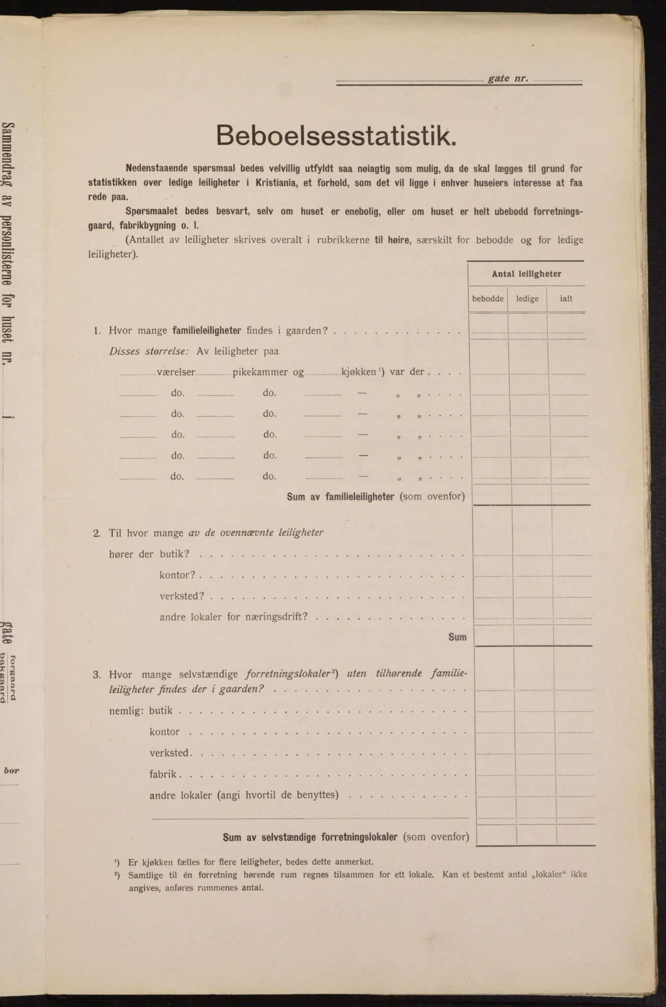 OBA, Municipal Census 1913 for Kristiania, 1913, p. 21813