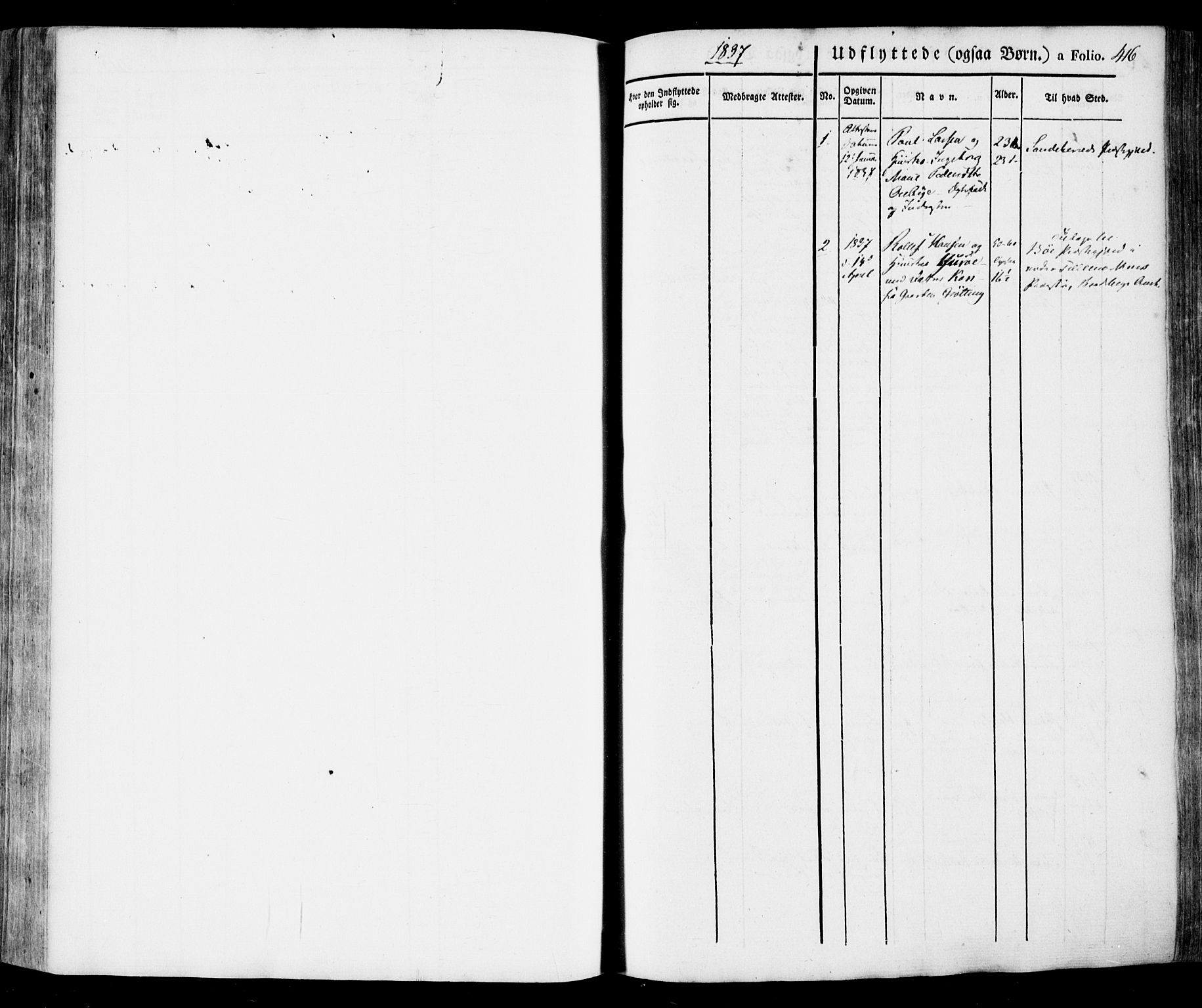 Tjølling kirkebøker, SAKO/A-60/F/Fa/L0006: Parish register (official) no. 6, 1835-1859, p. 416