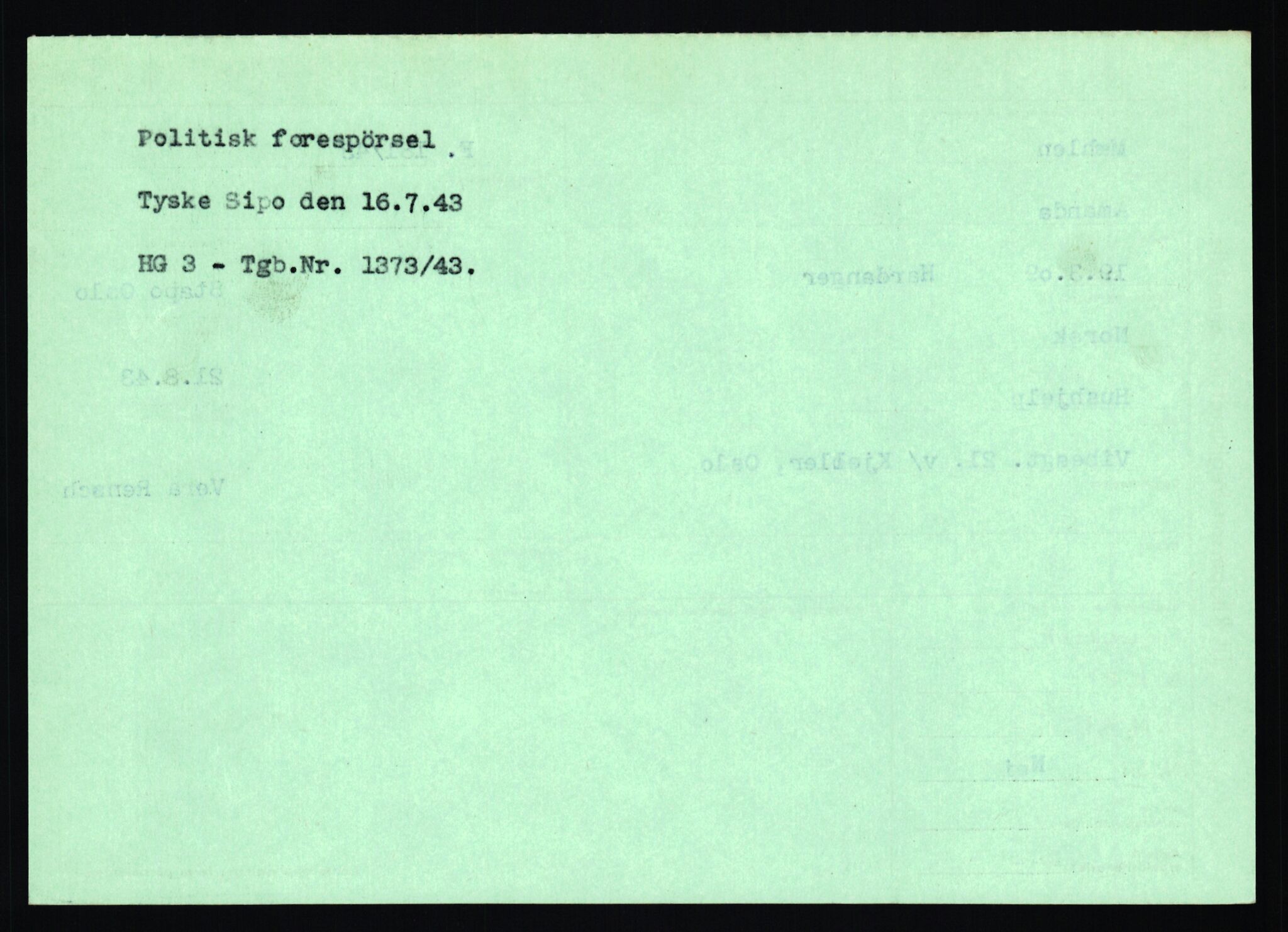 Statspolitiet - Hovedkontoret / Osloavdelingen, AV/RA-S-1329/C/Ca/L0011: Molberg - Nøstvold, 1943-1945, p. 870