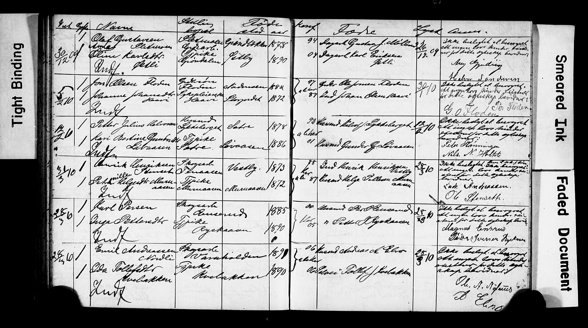 Trysil prestekontor, AV/SAH-PREST-046/I/Ie: Banns register no. 2, 1900-1914