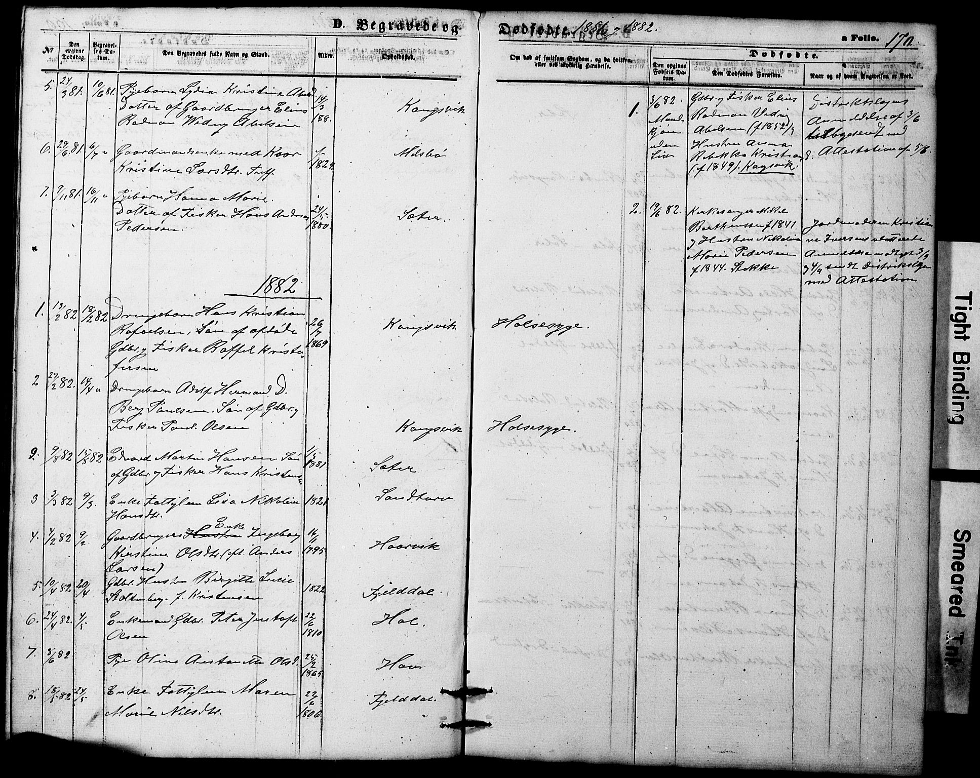 Ministerialprotokoller, klokkerbøker og fødselsregistre - Nordland, SAT/A-1459/865/L0930: Parish register (copy) no. 865C02, 1866-1884, p. 170