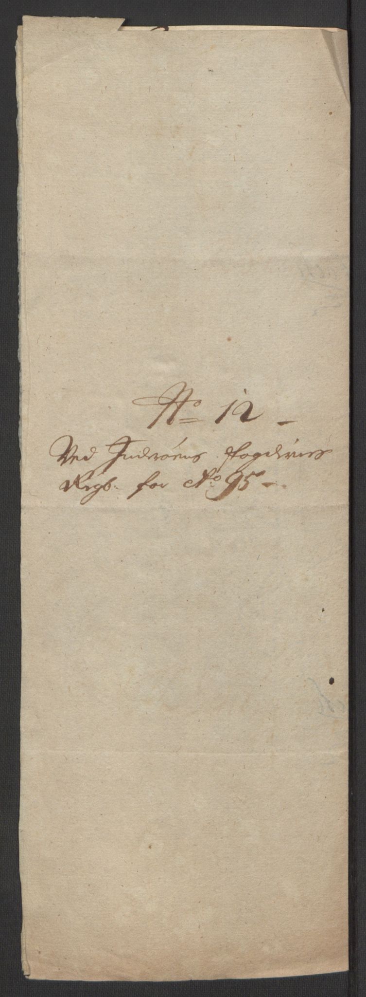 Rentekammeret inntil 1814, Reviderte regnskaper, Fogderegnskap, RA/EA-4092/R63/L4309: Fogderegnskap Inderøy, 1695-1697, p. 106