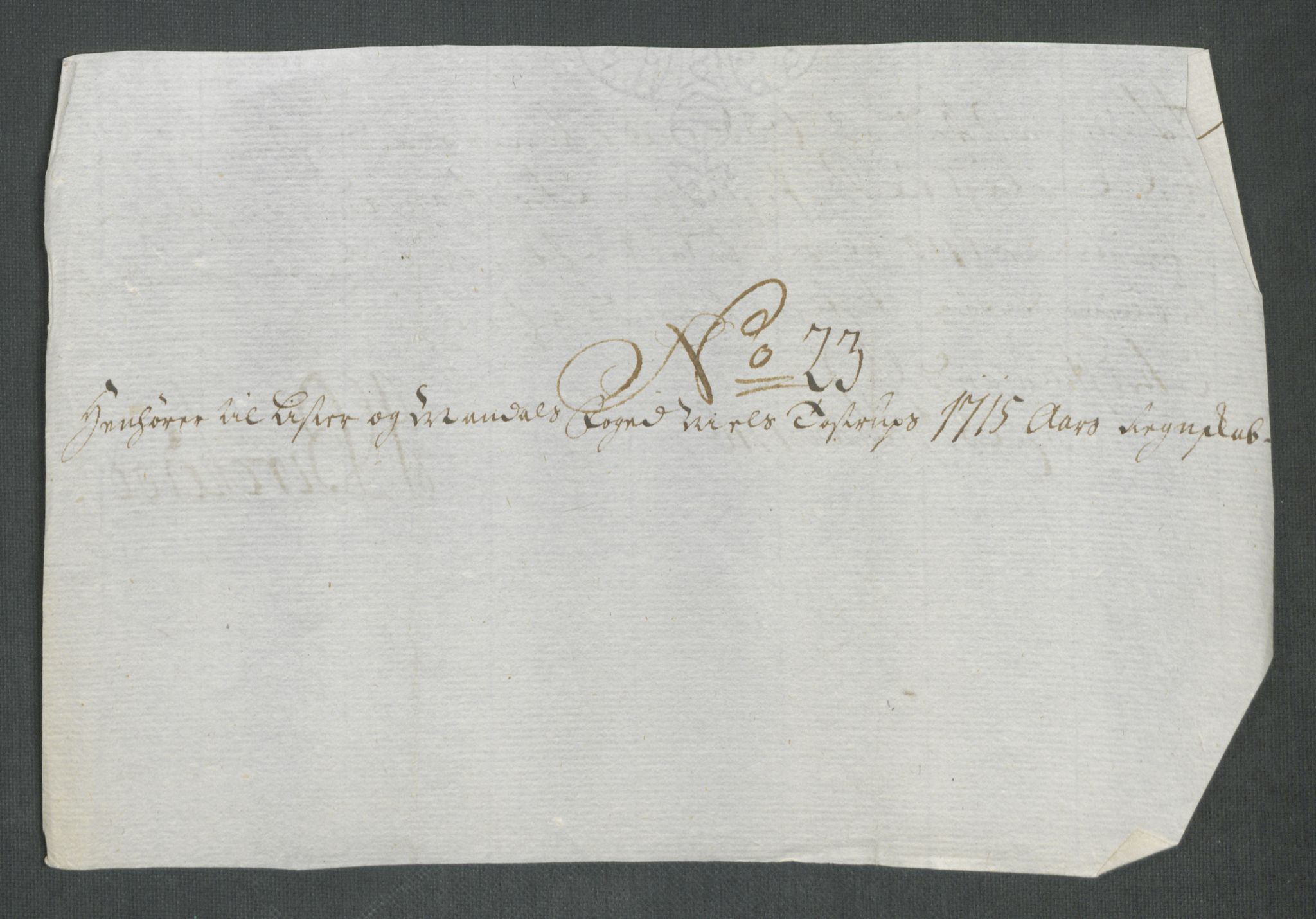 Rentekammeret inntil 1814, Reviderte regnskaper, Fogderegnskap, RA/EA-4092/R43/L2559: Fogderegnskap Lista og Mandal, 1715, p. 234