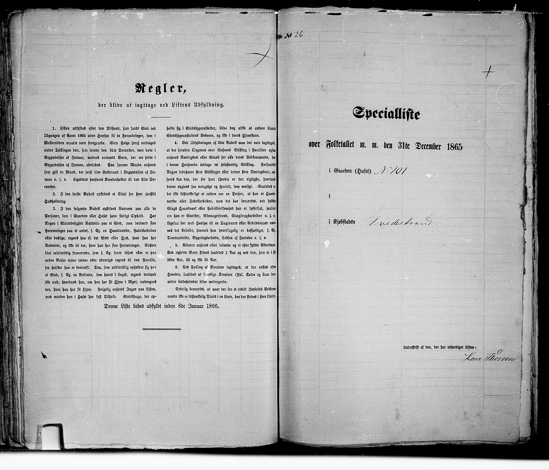 RA, 1865 census for Holt/Tvedestrand, 1865, p. 57