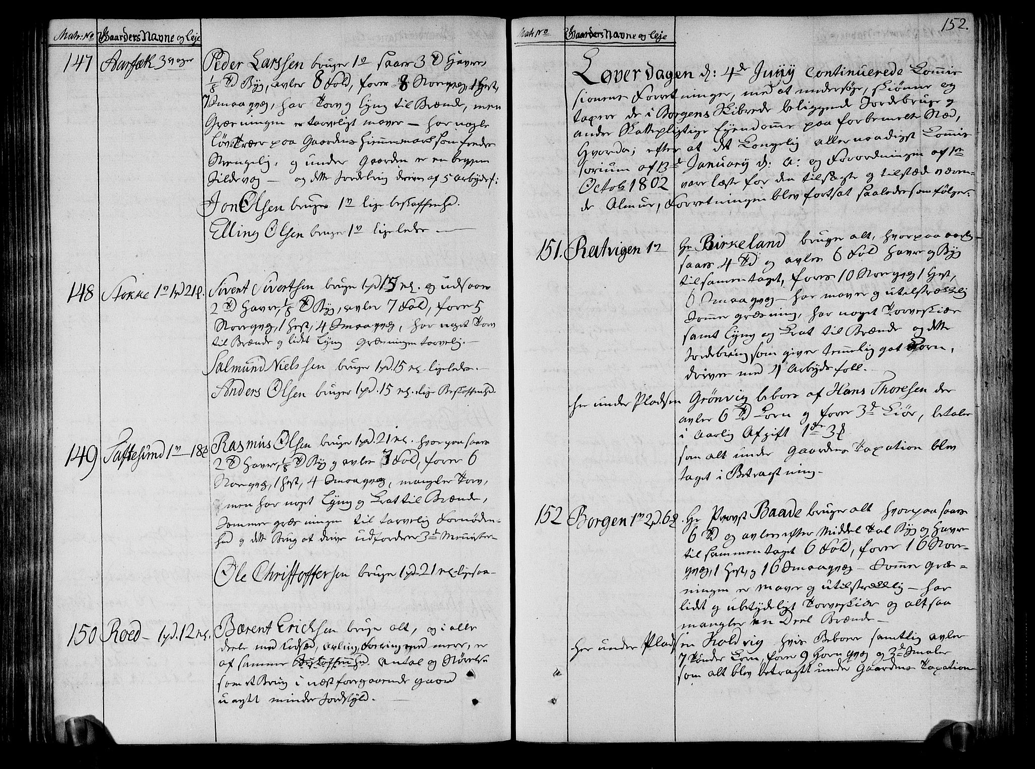 Rentekammeret inntil 1814, Realistisk ordnet avdeling, AV/RA-EA-4070/N/Ne/Nea/L0122: Sunnmøre fogderi. Deliberasjonsprotokoll, 1803, p. 159