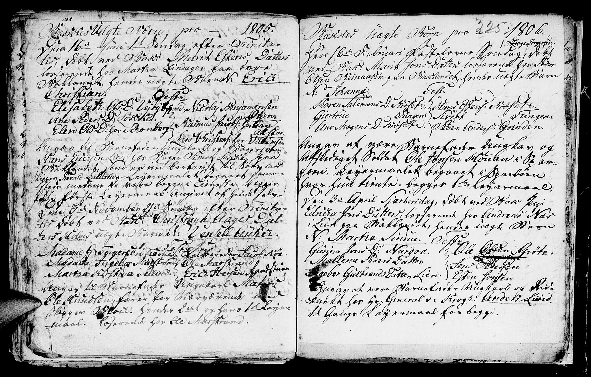 Ministerialprotokoller, klokkerbøker og fødselsregistre - Sør-Trøndelag, SAT/A-1456/604/L0218: Parish register (copy) no. 604C01, 1754-1819, p. 225