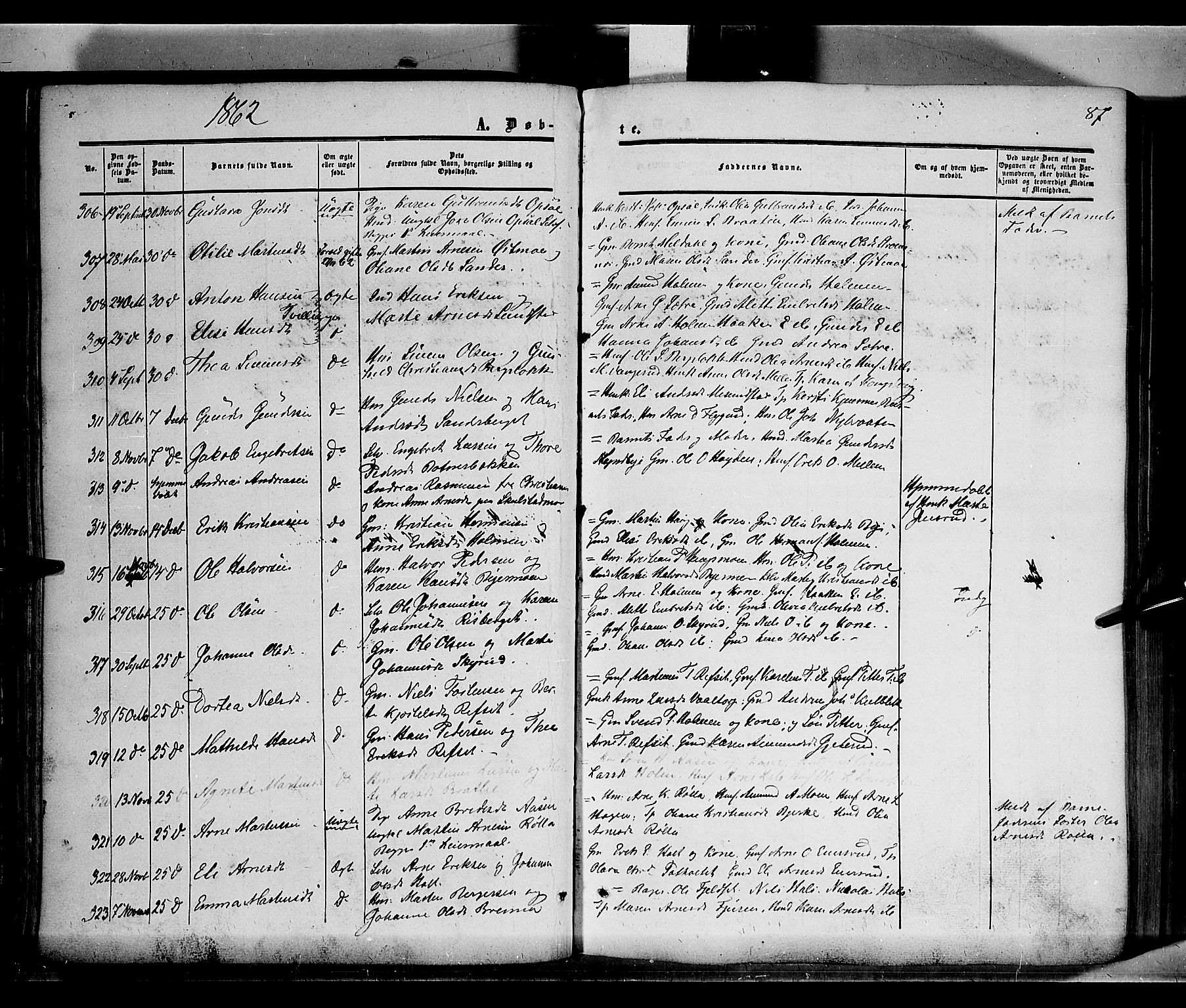 Grue prestekontor, AV/SAH-PREST-036/H/Ha/Haa/L0009: Parish register (official) no. 9, 1859-1863, p. 87