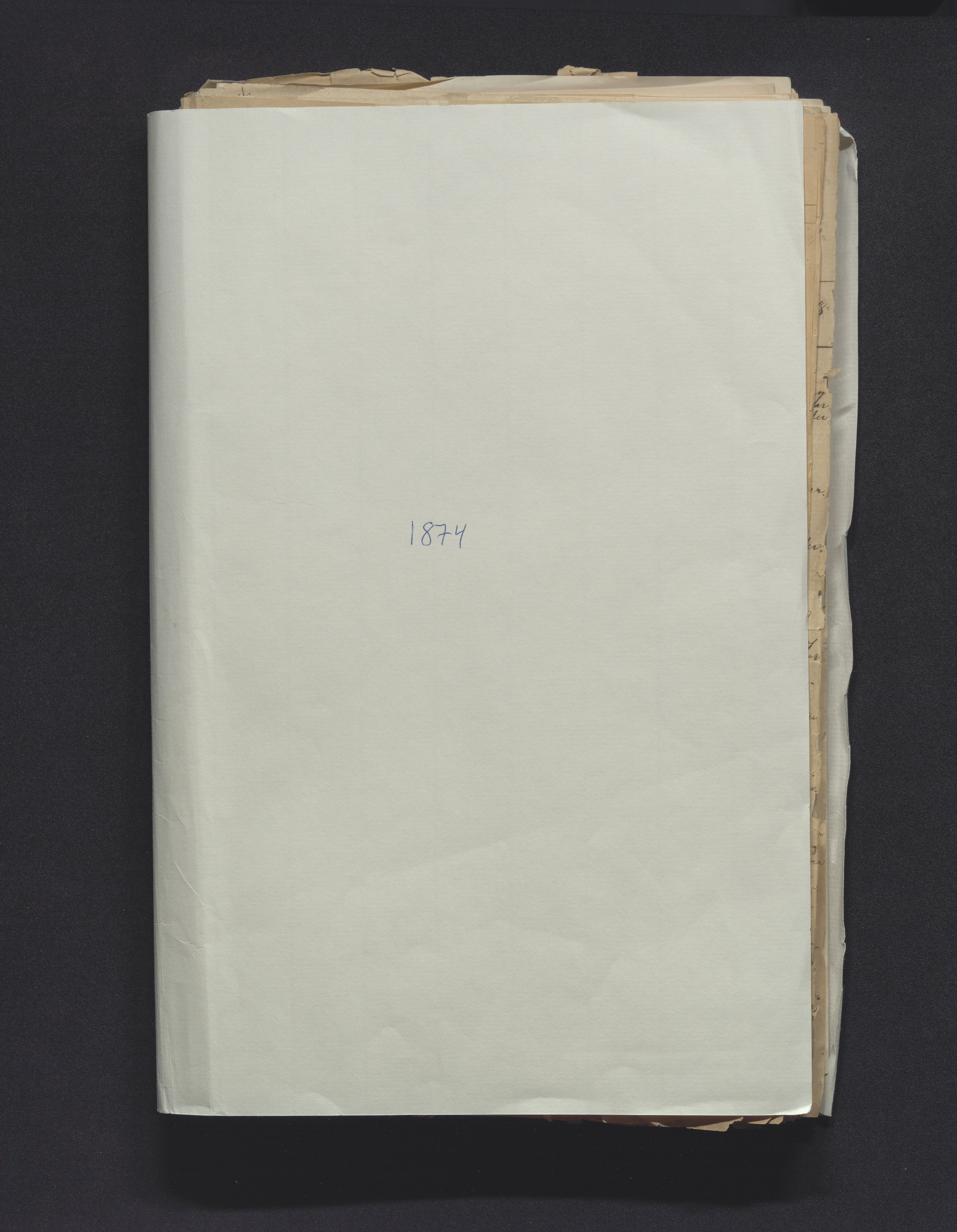 Eiker, Modum og Sigdal sorenskriveri, AV/SAKO-A-123/H/Ha/Hab/L0014: Dødsfallsmeldinger, 1874-1877, p. 1