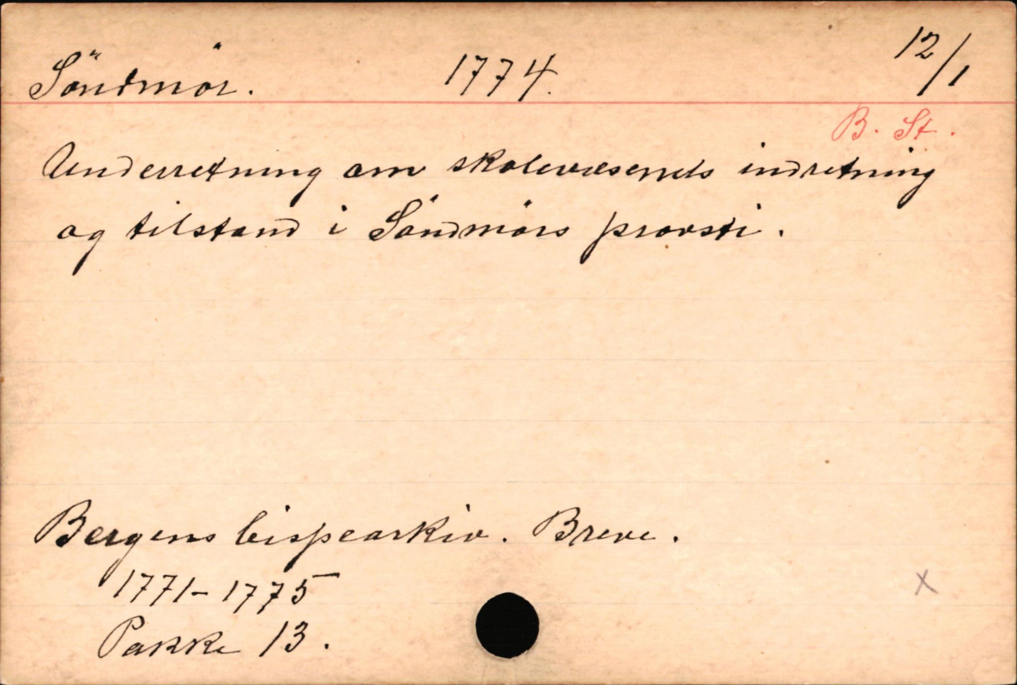 Haugen, Johannes - lærer, AV/SAB-SAB/PA-0036/01/L0001: Om klokkere og lærere, 1521-1904, p. 10226