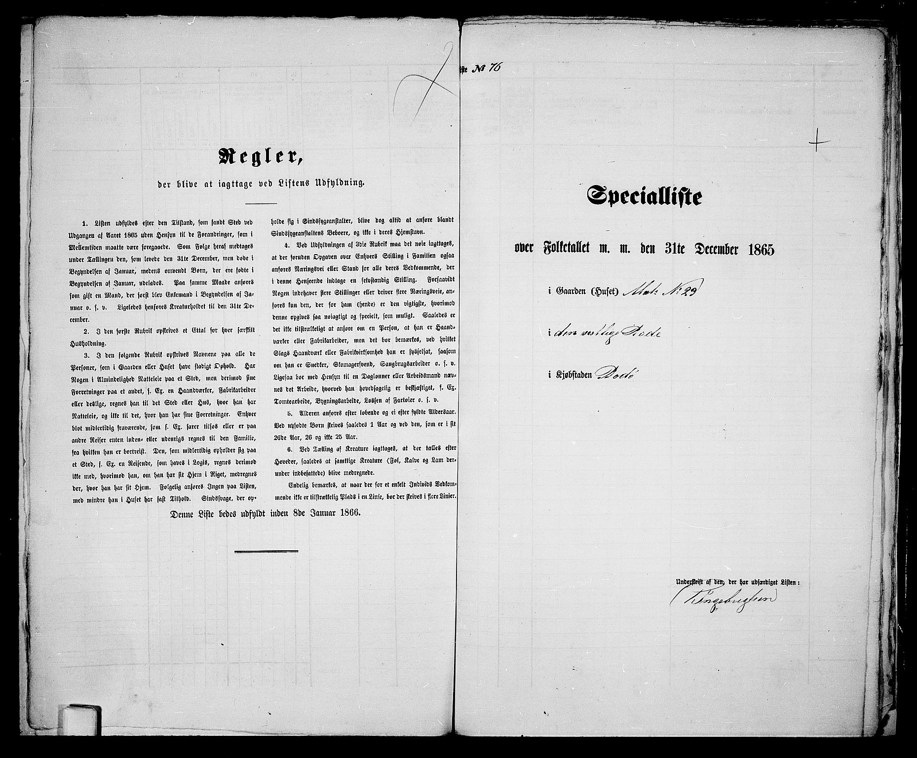 RA, 1865 census for Bodø/Bodø, 1865, p. 141