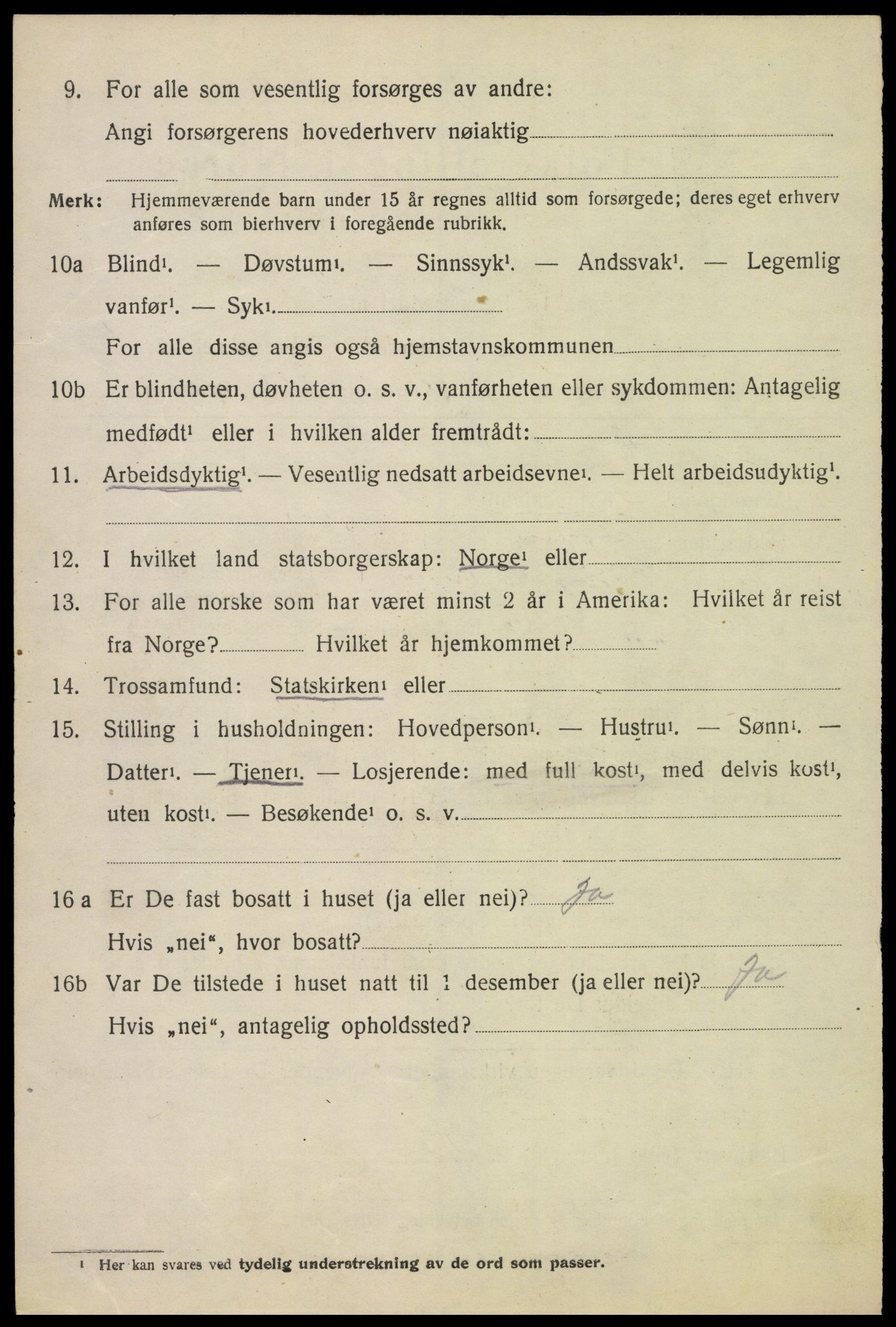 SAH, 1920 census for Ringsaker, 1920, p. 18195