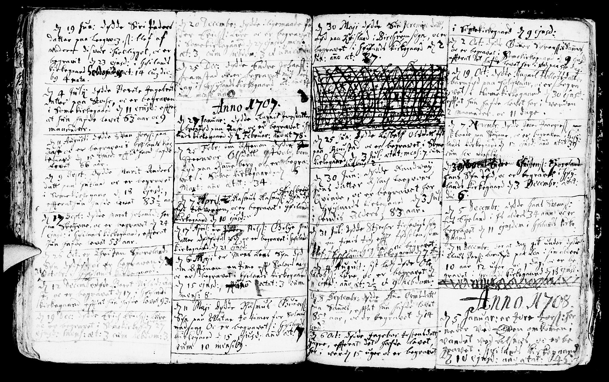 Høyland sokneprestkontor, AV/SAST-A-101799/001/30BA/L0001: Parish register (official) no. A 1, 1691-1732