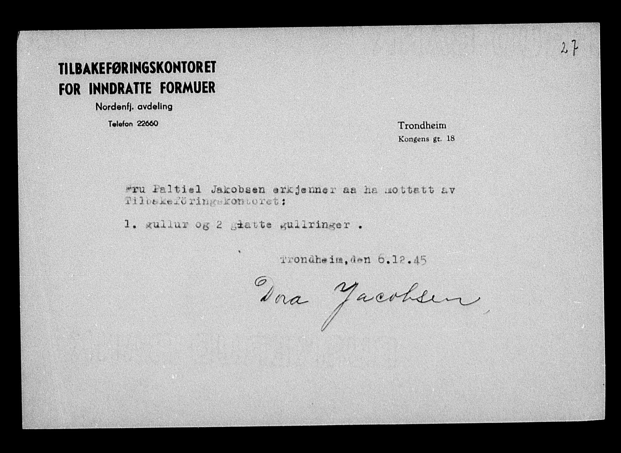 Justisdepartementet, Tilbakeføringskontoret for inndratte formuer, AV/RA-S-1564/H/Hc/Hca/L0899: --, 1945-1947, p. 56