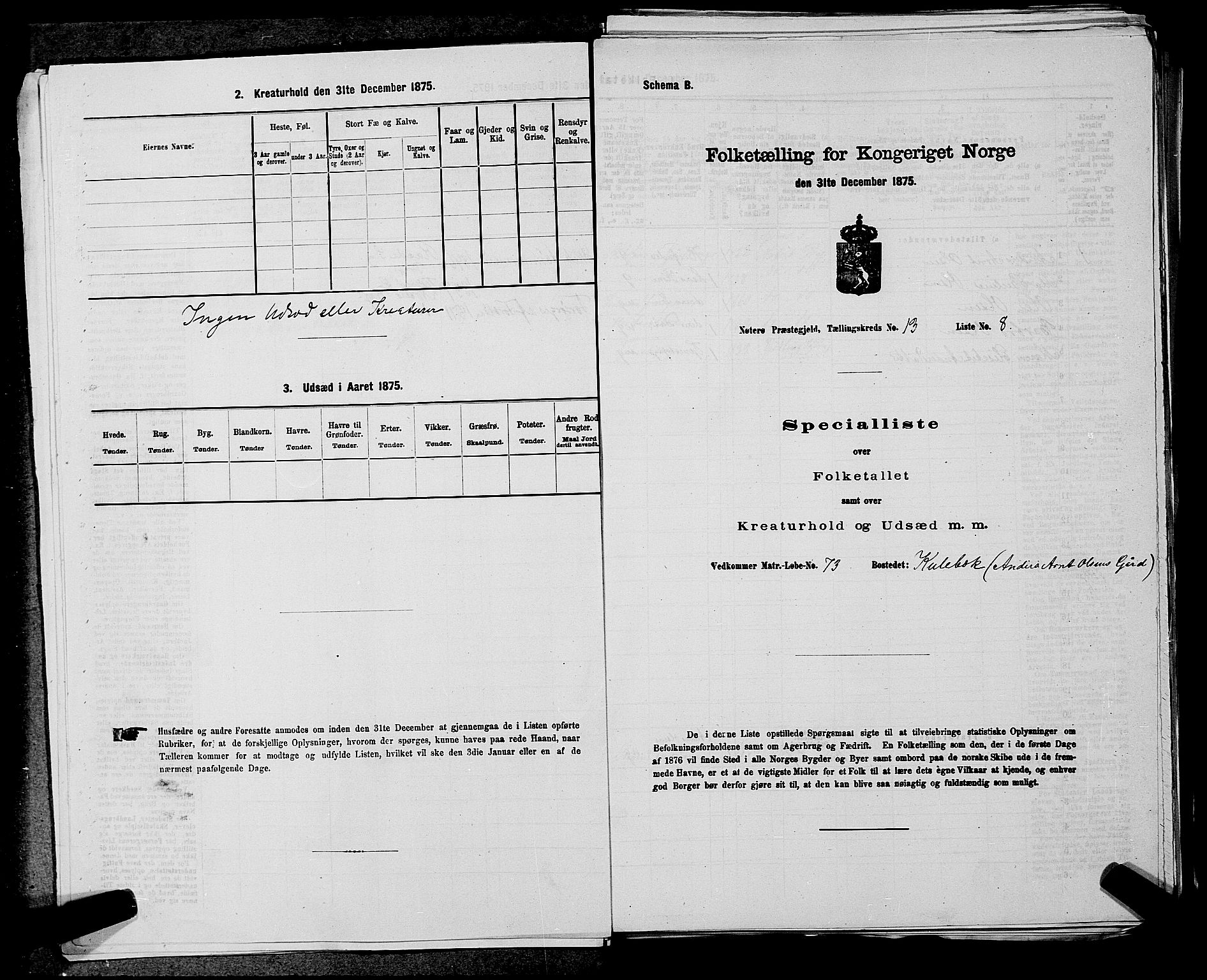 SAKO, 1875 census for 0722P Nøtterøy, 1875, p. 2861