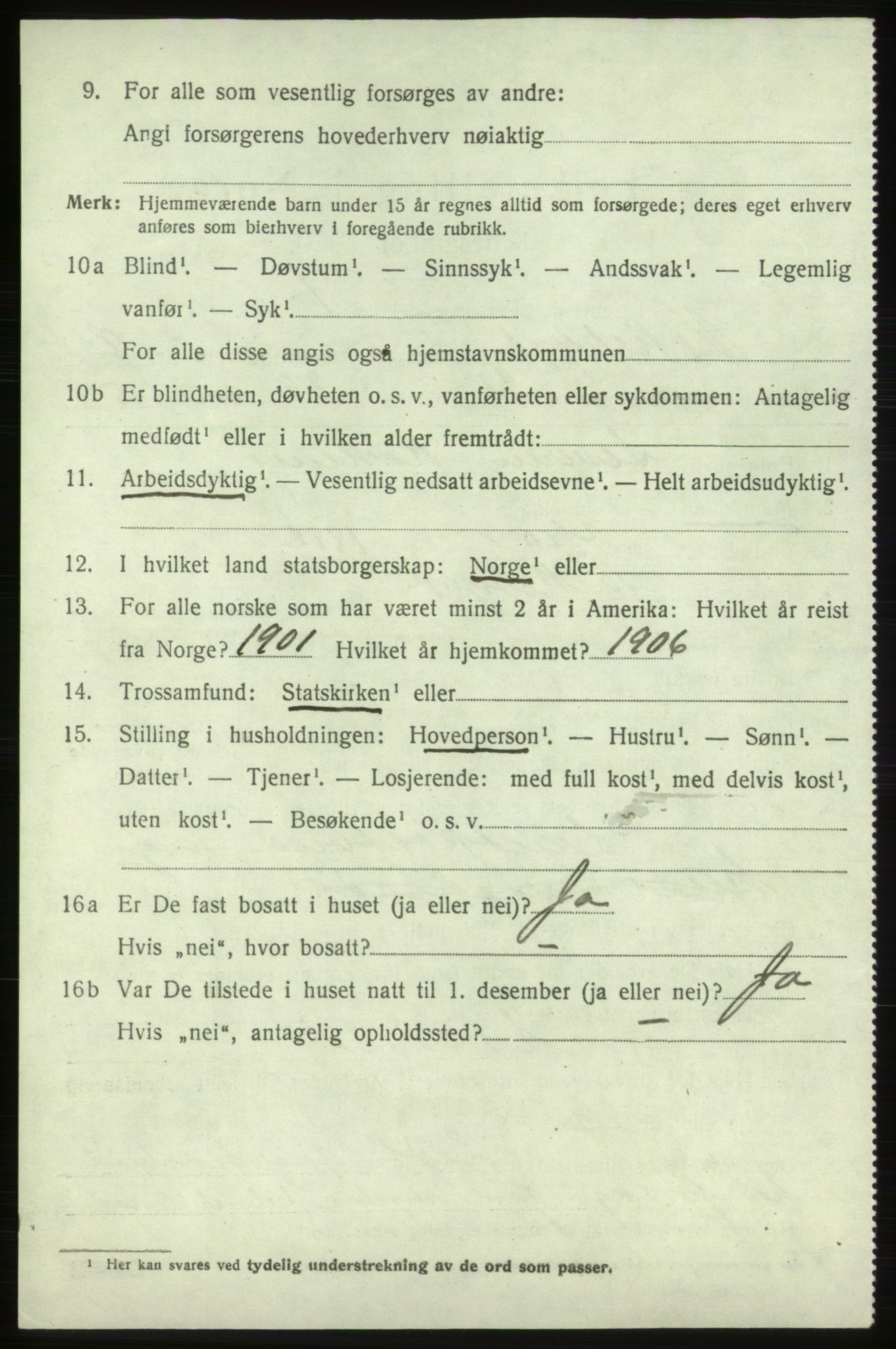 SAB, 1920 census for Vikebygd, 1920, p. 2946