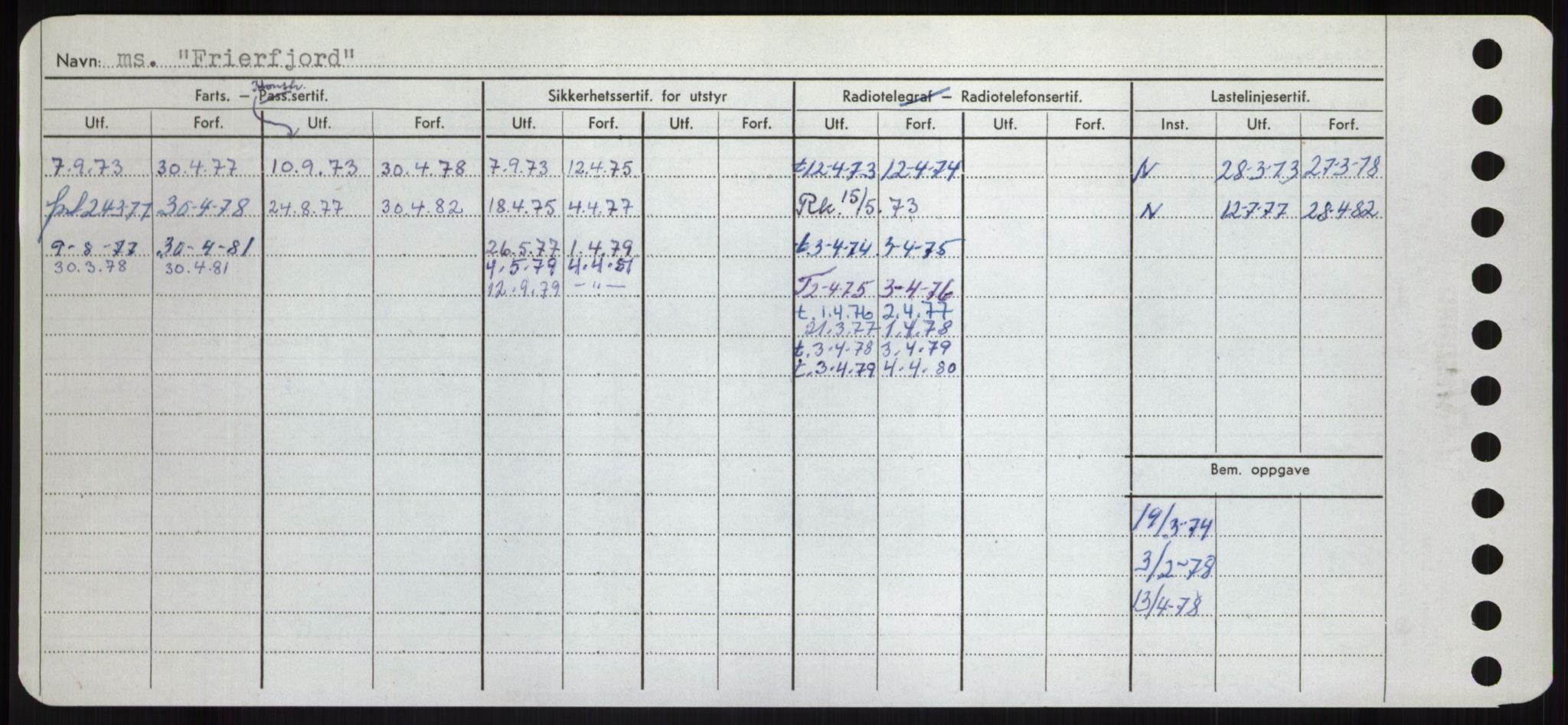 Sjøfartsdirektoratet med forløpere, Skipsmålingen, AV/RA-S-1627/H/Hd/L0011: Fartøy, Fla-Får, p. 438