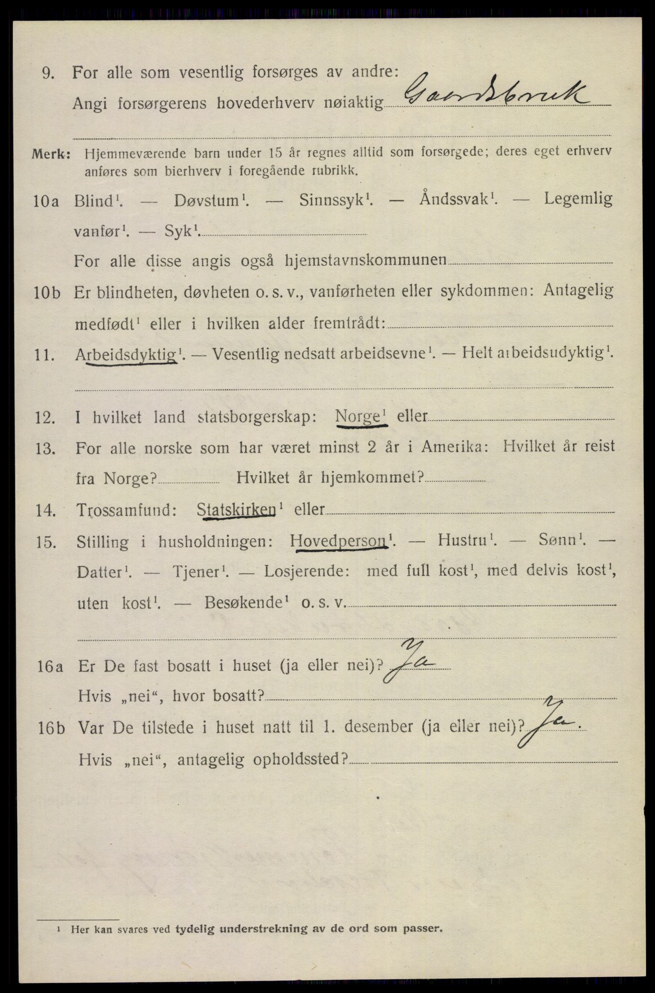 SAKO, 1920 census for Siljan, 1920, p. 1632