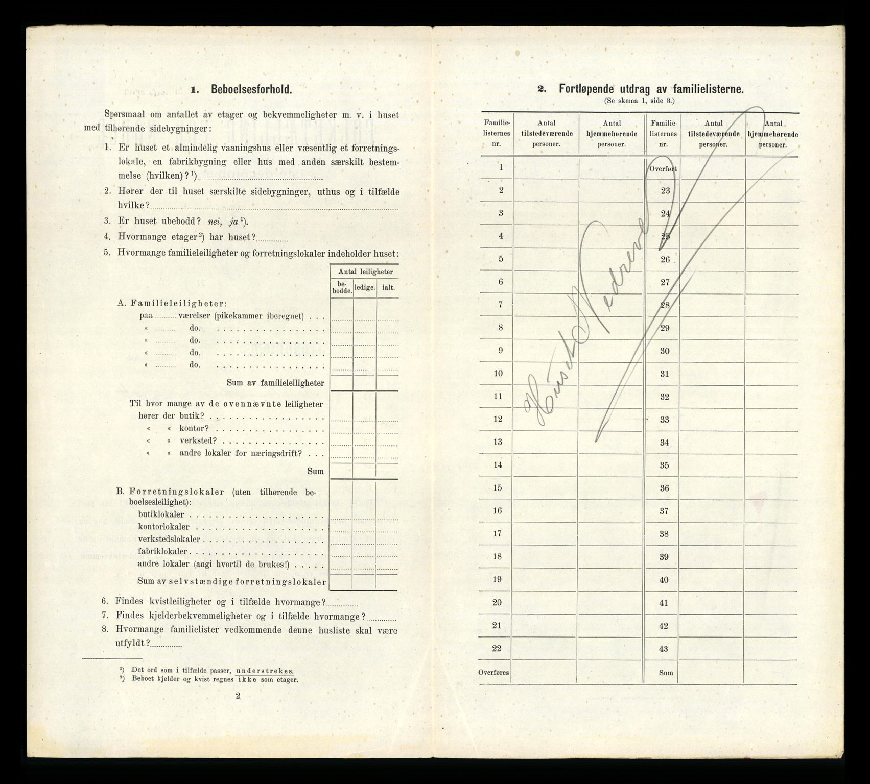 RA, 1910 census for Trondheim, 1910, p. 14332