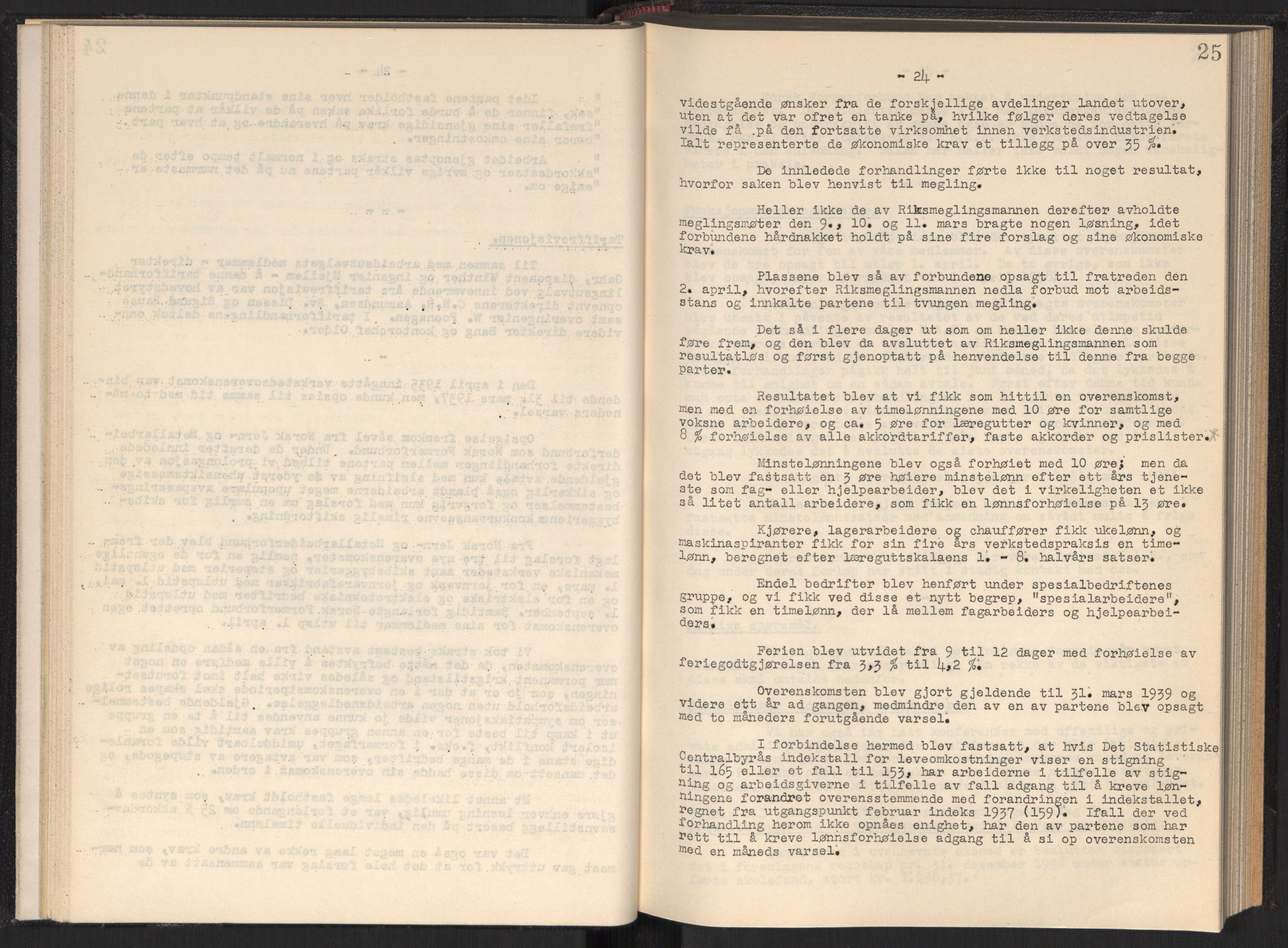 Teknologibedriftenes Landsforening TBL, RA/PA-1700/A/Ad/L0006: Årsberetning med register, 1937-1943, p. 25