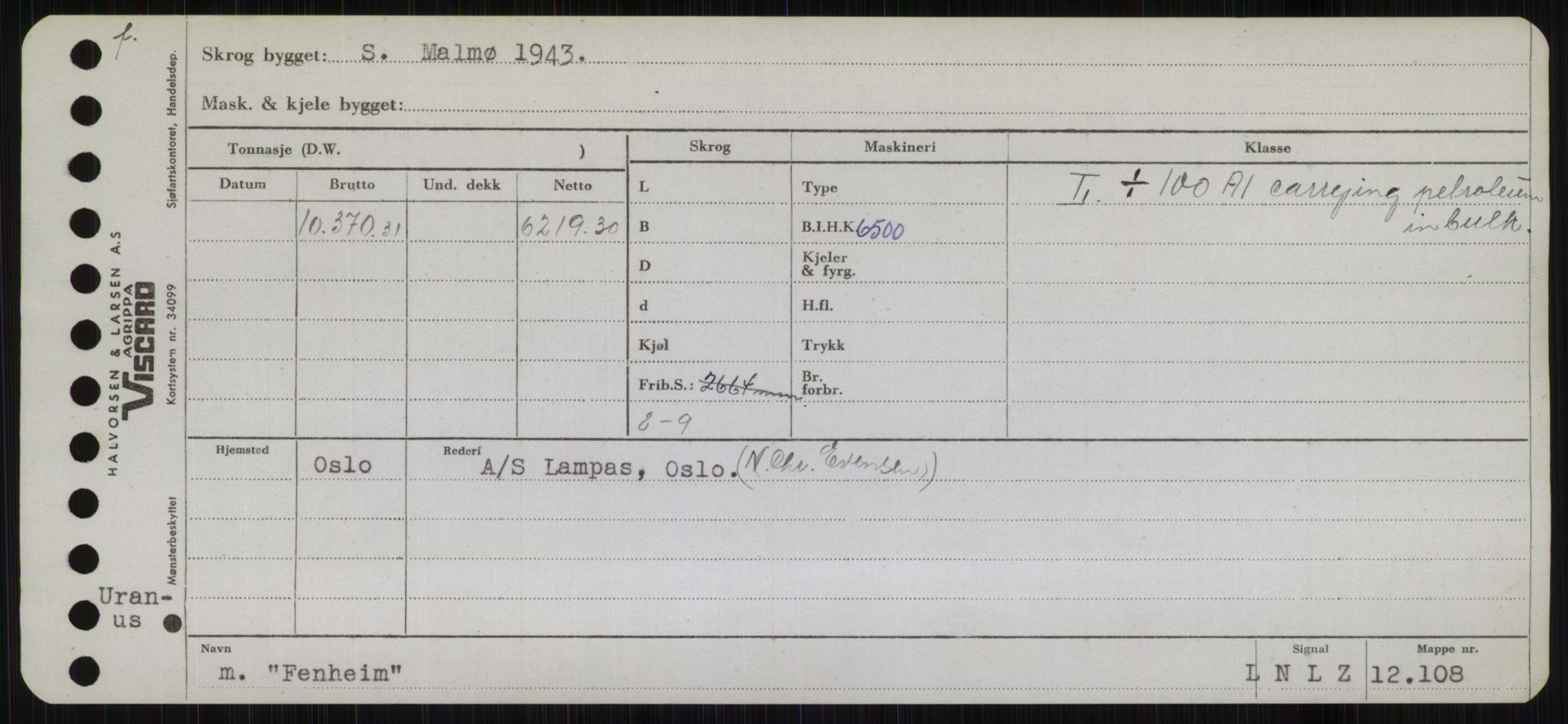 Sjøfartsdirektoratet med forløpere, Skipsmålingen, RA/S-1627/H/Hb/L0002: Fartøy, E-H, p. 87