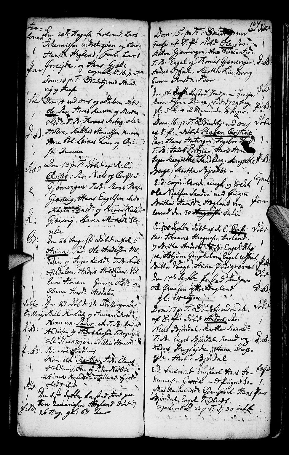 Os sokneprestembete, AV/SAB-A-99929: Parish register (official) no. A 10, 1779-1788, p. 104