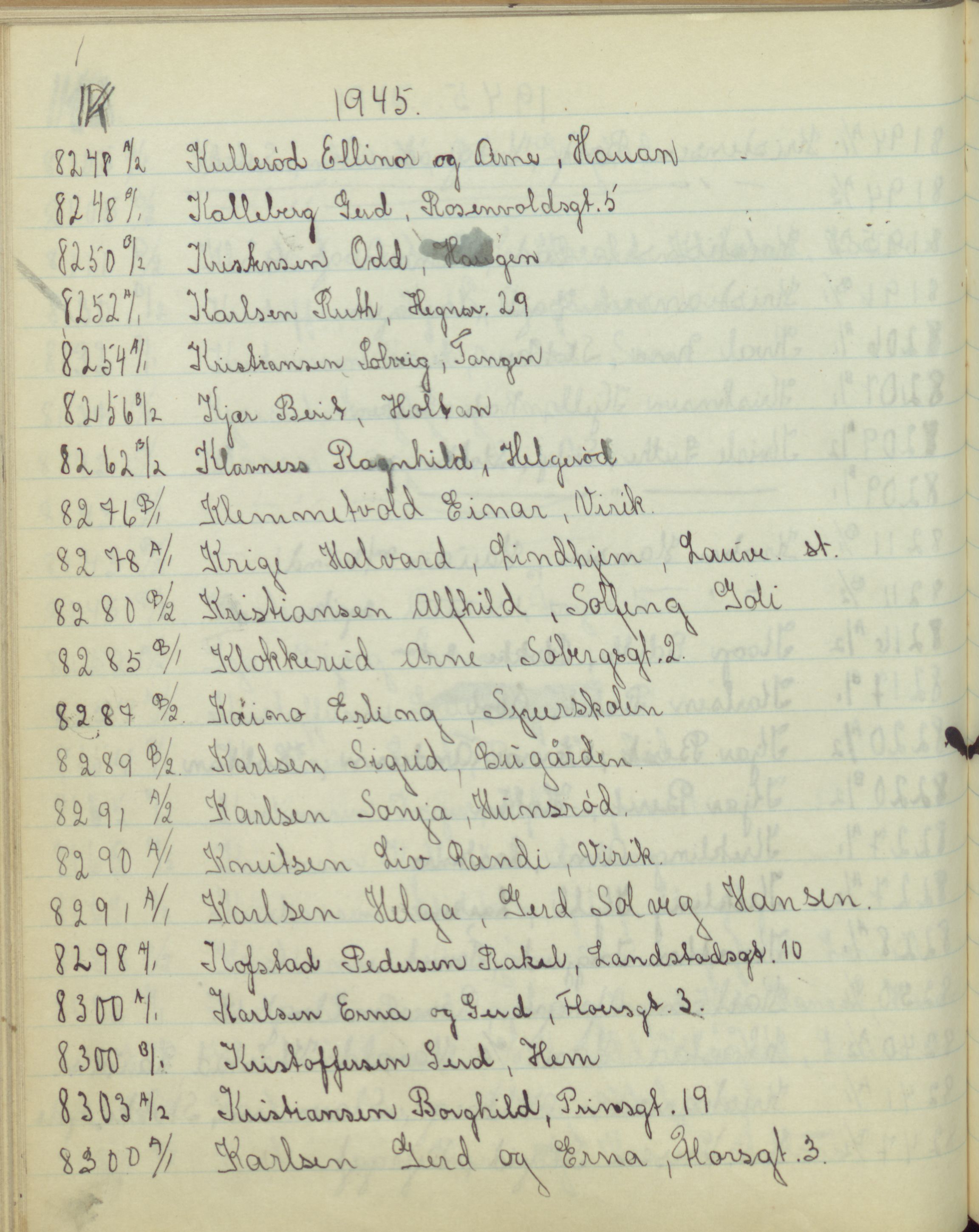 Pa 1494 - Jørgensen, Antonius. Fotograf, VEMU/A-2760/F/Fb, 1927-1984, p. 4570