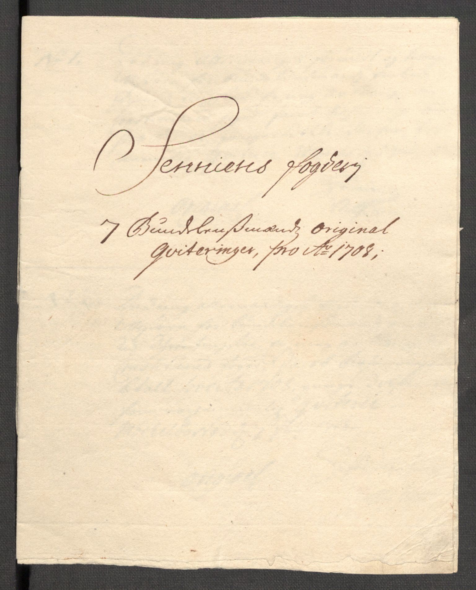 Rentekammeret inntil 1814, Reviderte regnskaper, Fogderegnskap, RA/EA-4092/R68/L4757: Fogderegnskap Senja og Troms, 1708-1710, p. 44