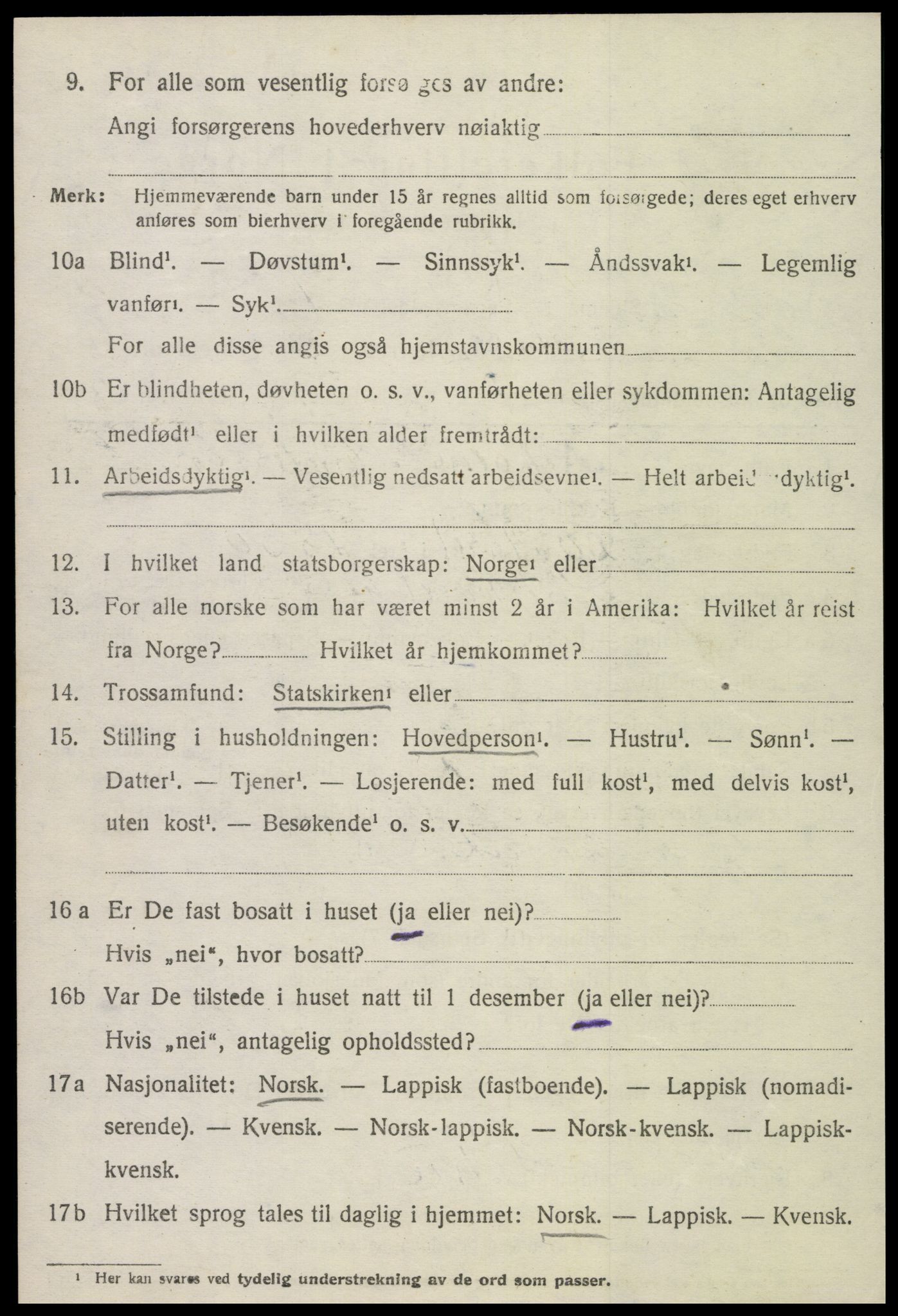 SAT, 1920 census for Åsen, 1920, p. 3133