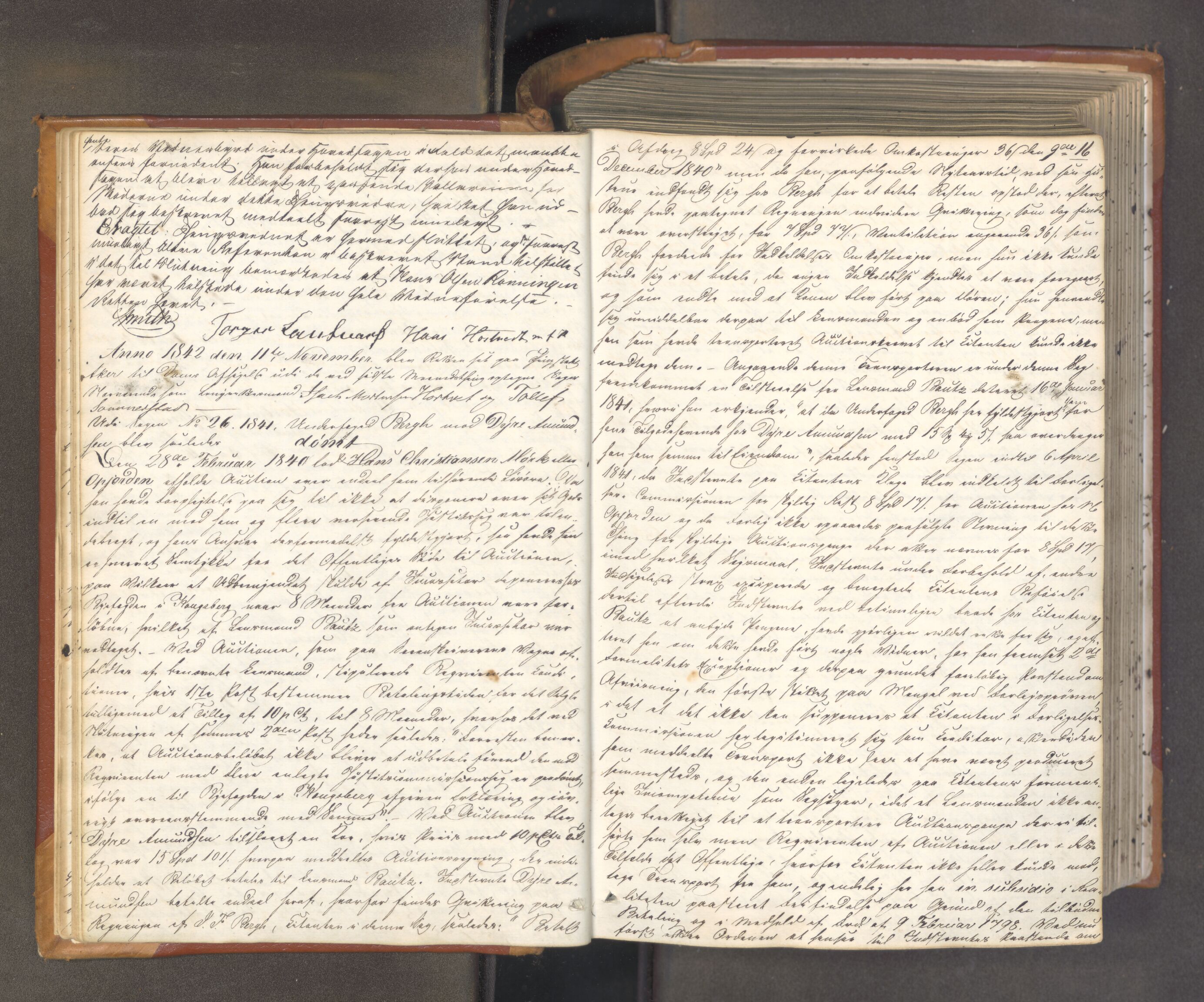 Numedal og Sandsvær sorenskriveri, AV/SAKO-A-128/F/Fa/Faa/L0104: Tingbok for Sandsvær, 1842-1849