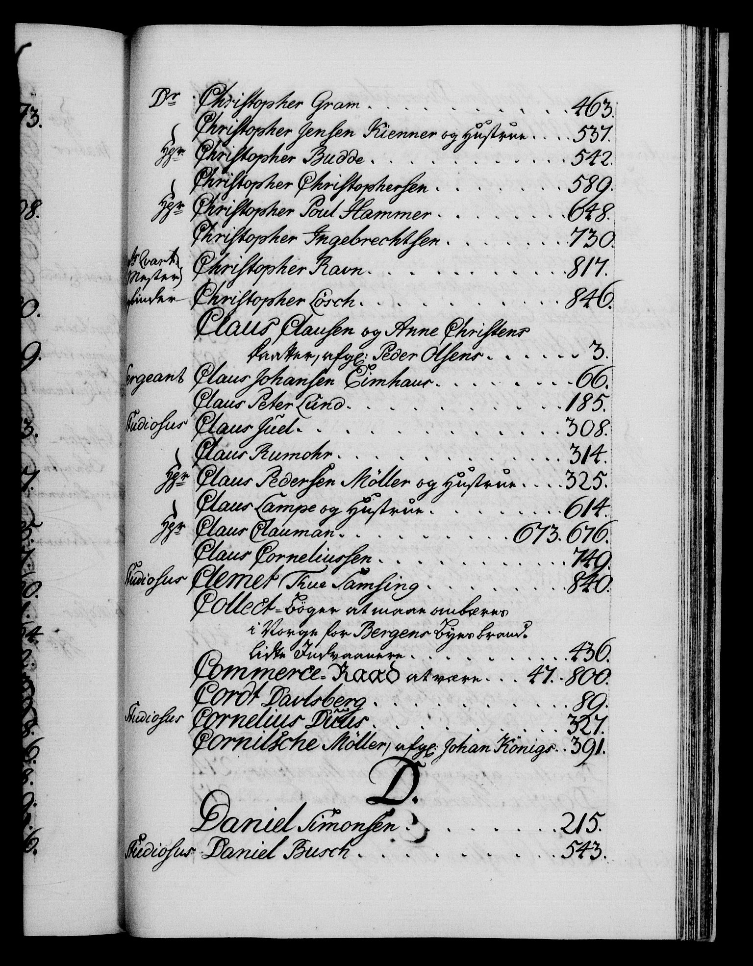 Danske Kanselli 1572-1799, AV/RA-EA-3023/F/Fc/Fca/Fcaa/L0037: Norske registre, 1751-1752