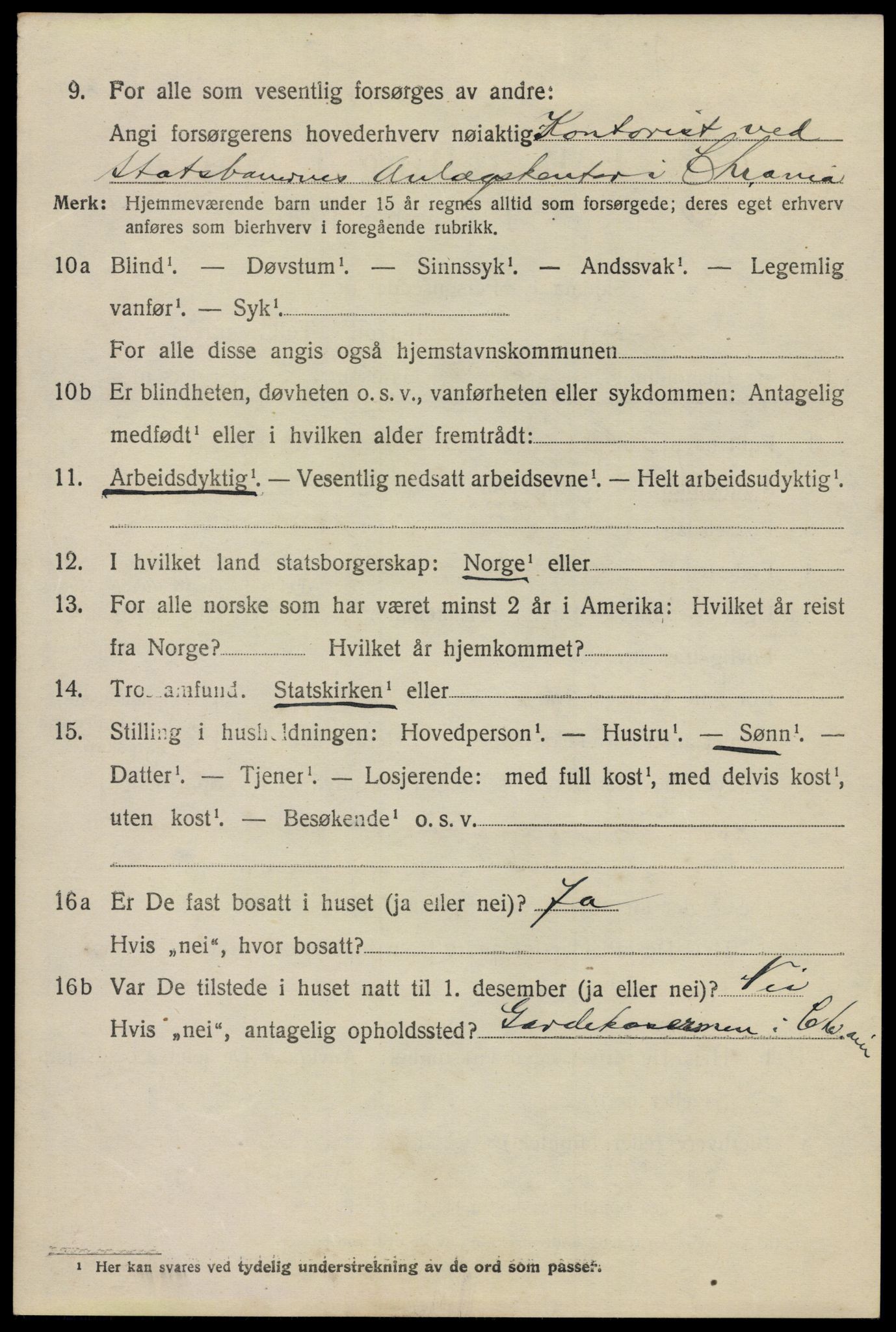 SAO, 1920 census for Aker, 1920, p. 30109