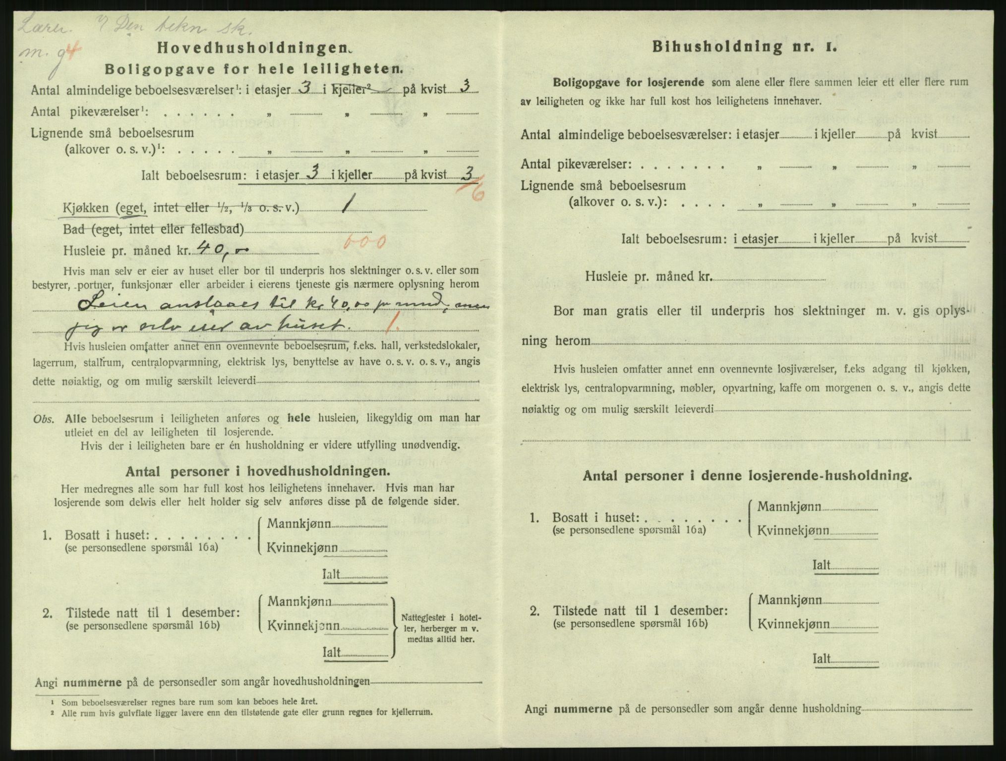 SAKO, 1920 census for Horten, 1920, p. 3648