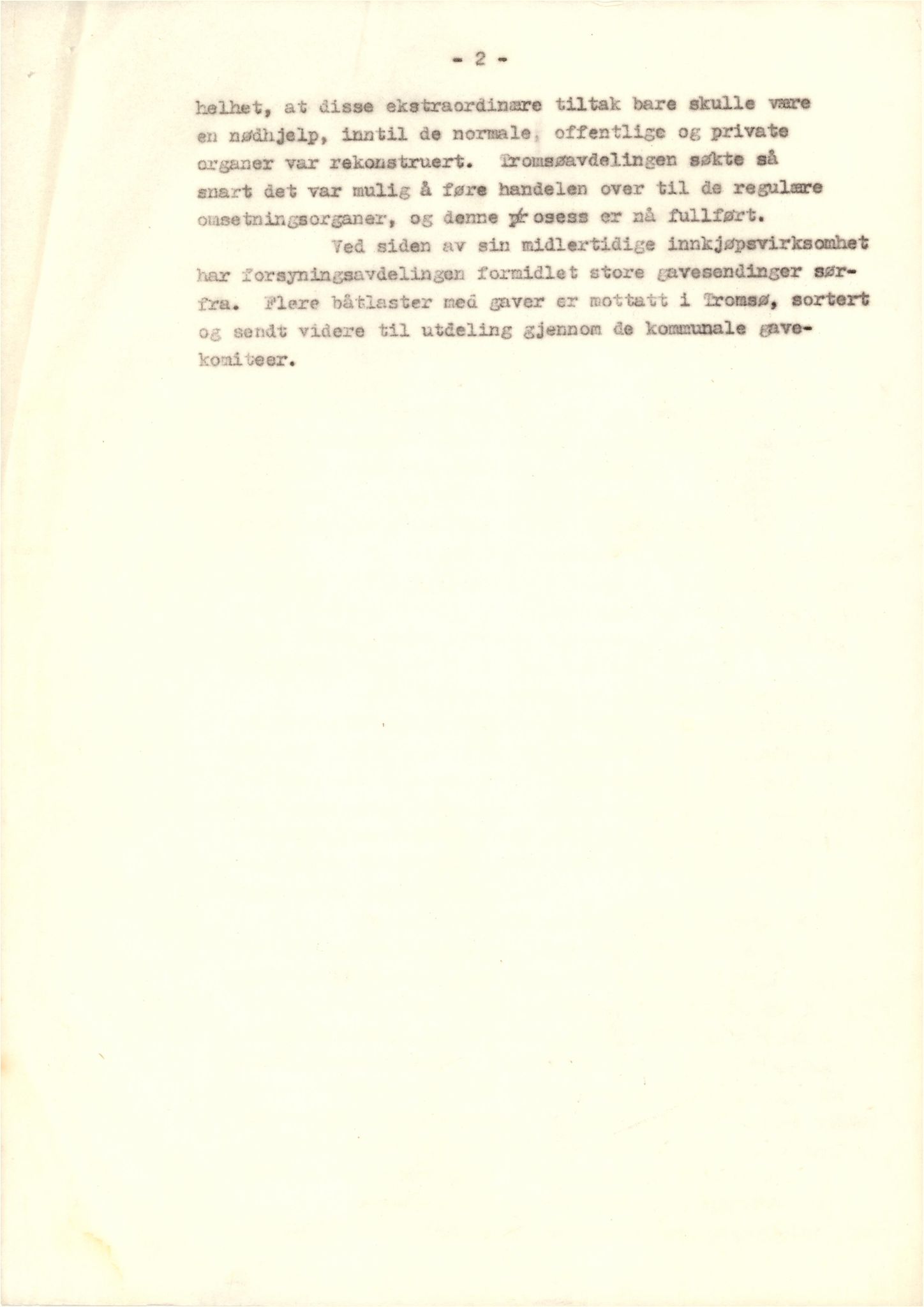 Finnmarkskontorets presse- og opplysningsarkiv , FMFB/A-1198/E/L0003/0002b: I Nord-Troms og Finnmark - generelt  / Tromsø-kontoret, 1945-1947