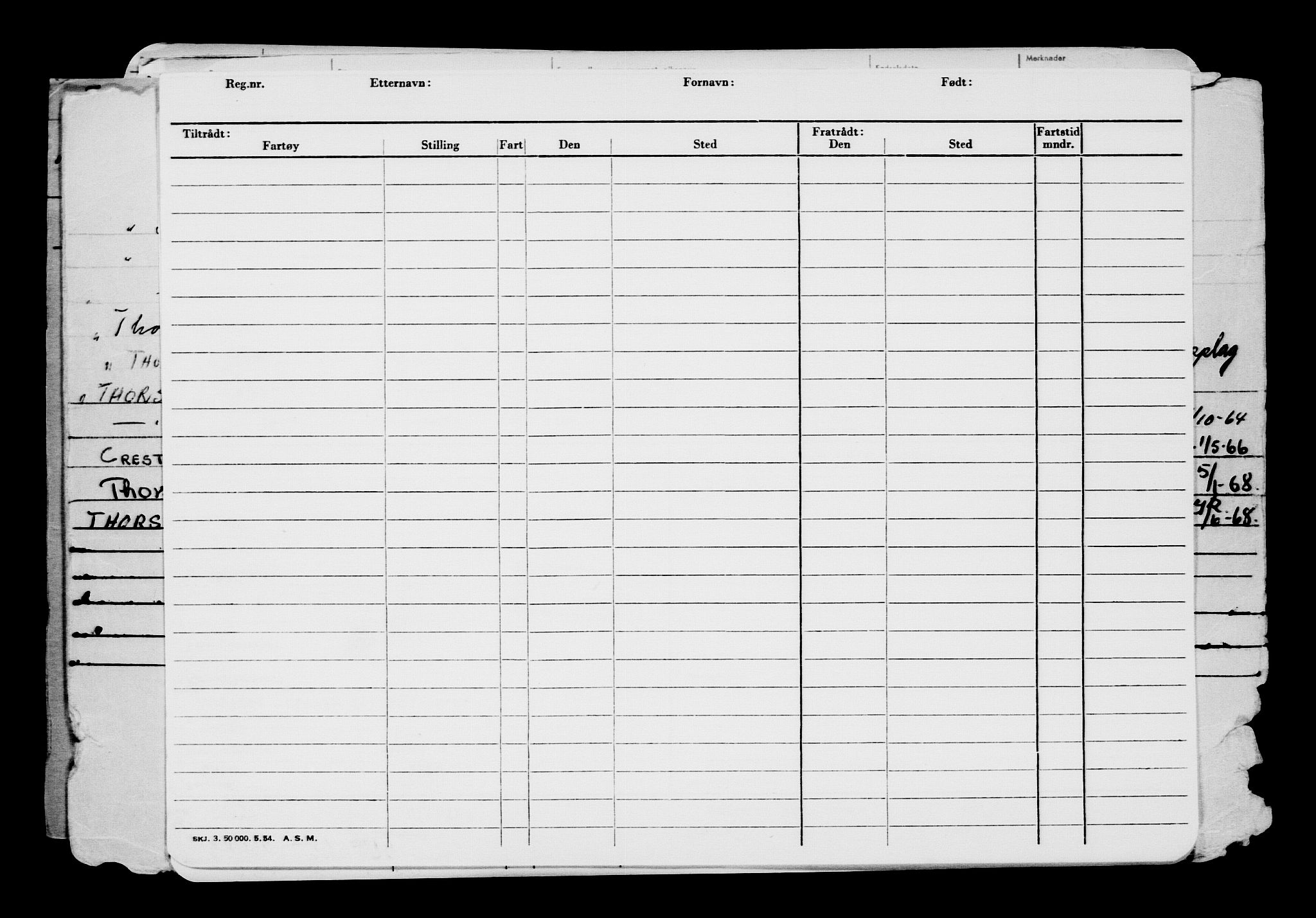 Direktoratet for sjømenn, AV/RA-S-3545/G/Gb/L0061: Hovedkort, 1905, p. 364