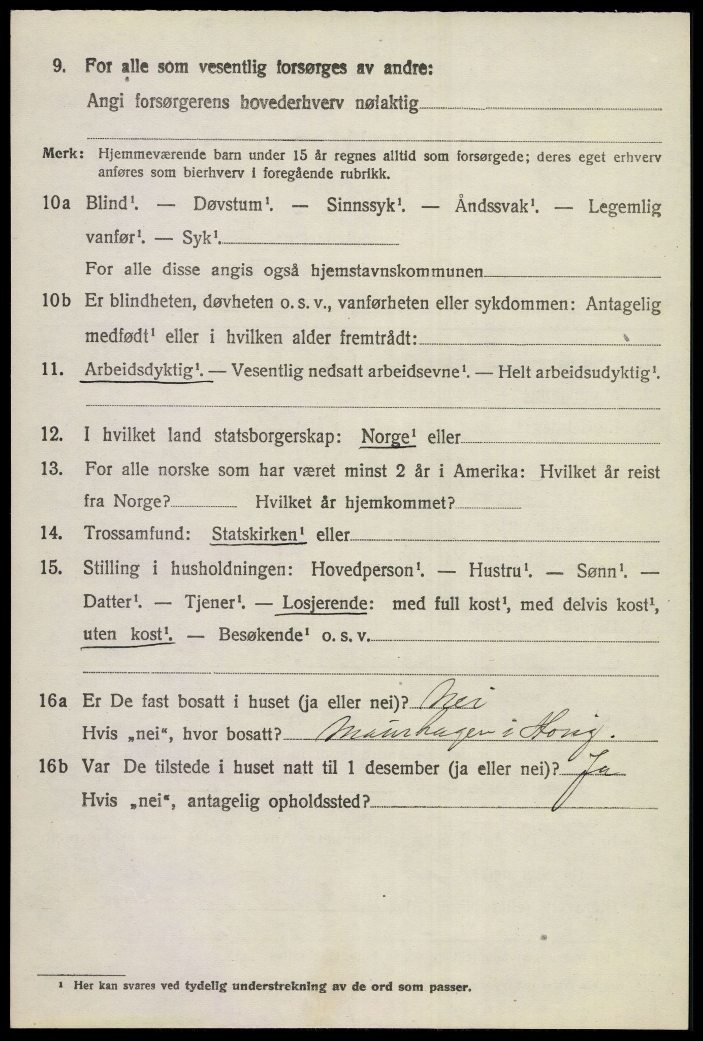 SAKO, 1920 census for Norderhov, 1920, p. 3857