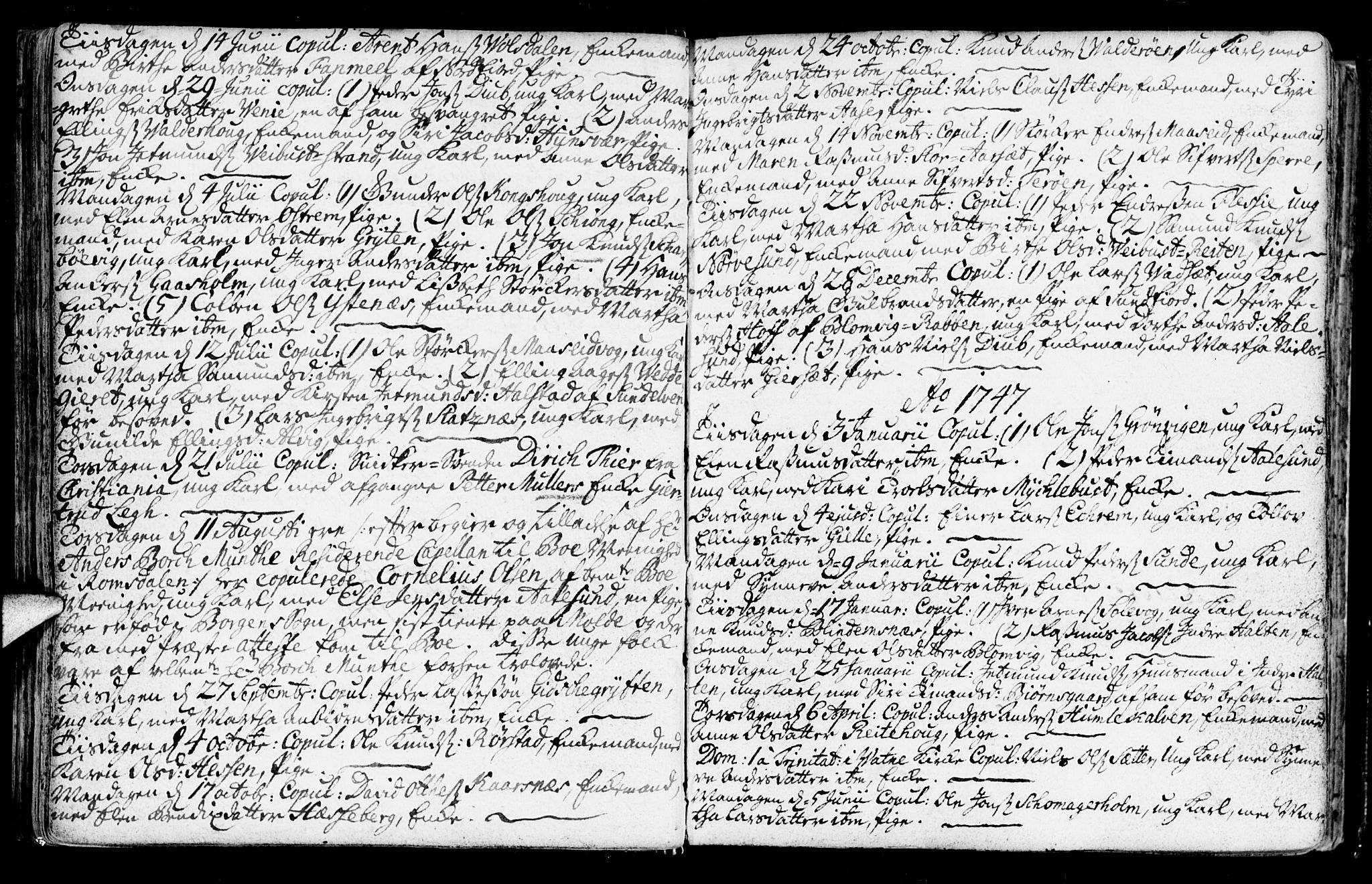 Ministerialprotokoller, klokkerbøker og fødselsregistre - Møre og Romsdal, SAT/A-1454/528/L0391: Parish register (official) no. 528A02, 1739-1761