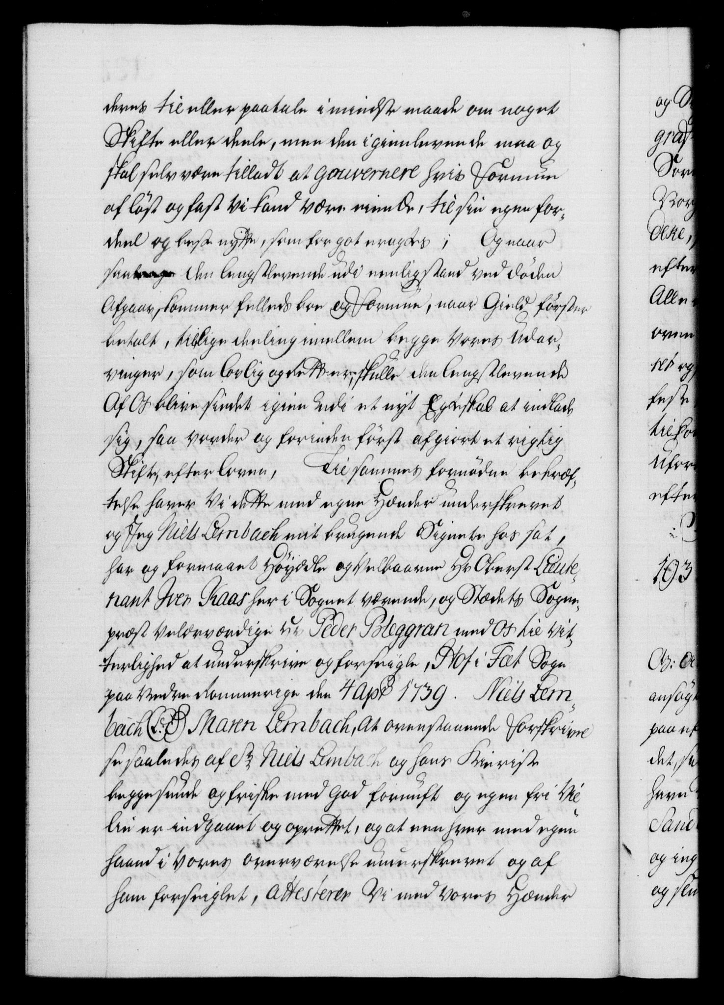 Danske Kanselli 1572-1799, AV/RA-EA-3023/F/Fc/Fca/Fcaa/L0031: Norske registre, 1739-1740, p. 127b