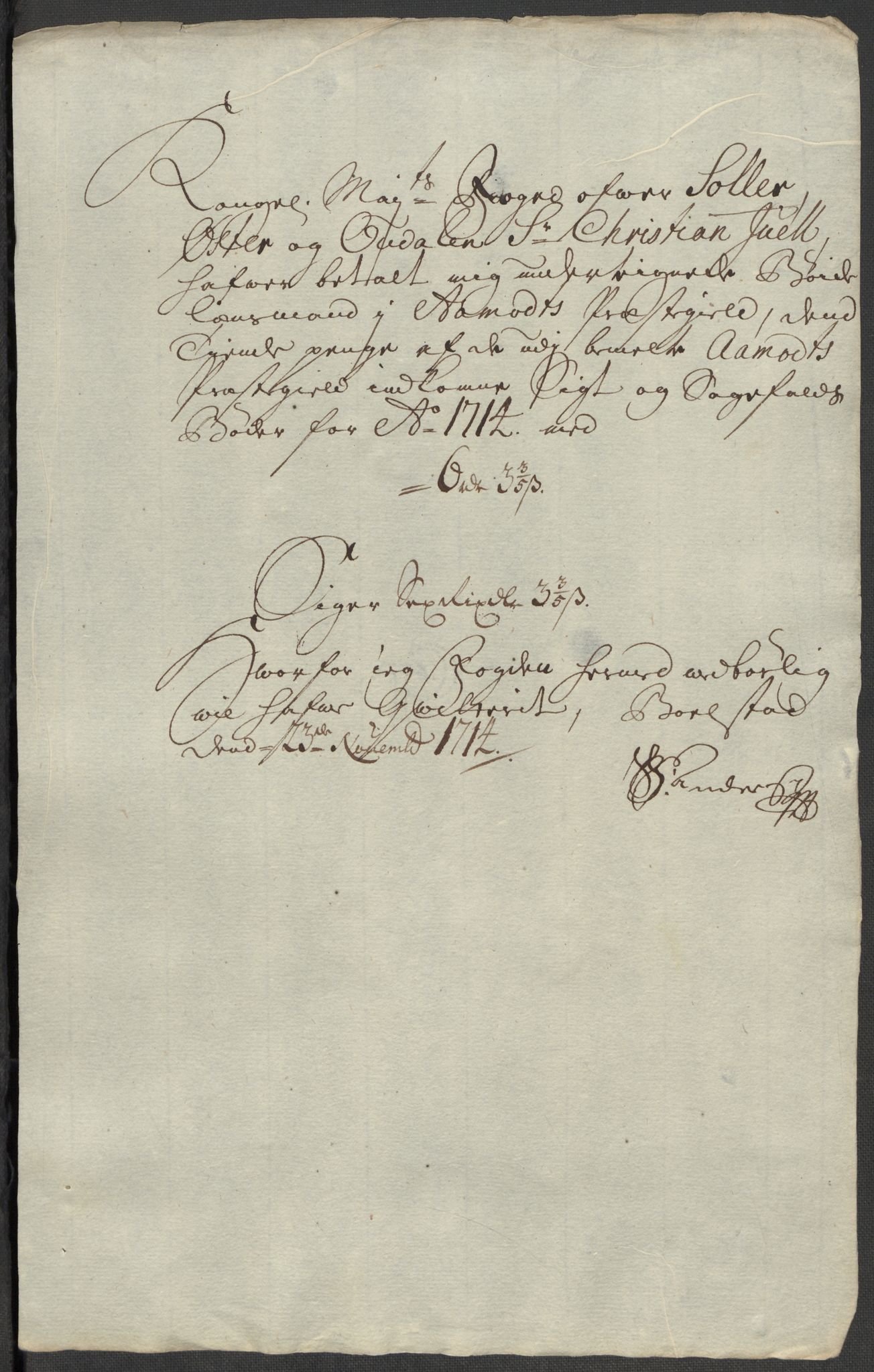 Rentekammeret inntil 1814, Reviderte regnskaper, Fogderegnskap, AV/RA-EA-4092/R13/L0857: Fogderegnskap Solør, Odal og Østerdal, 1718, p. 538