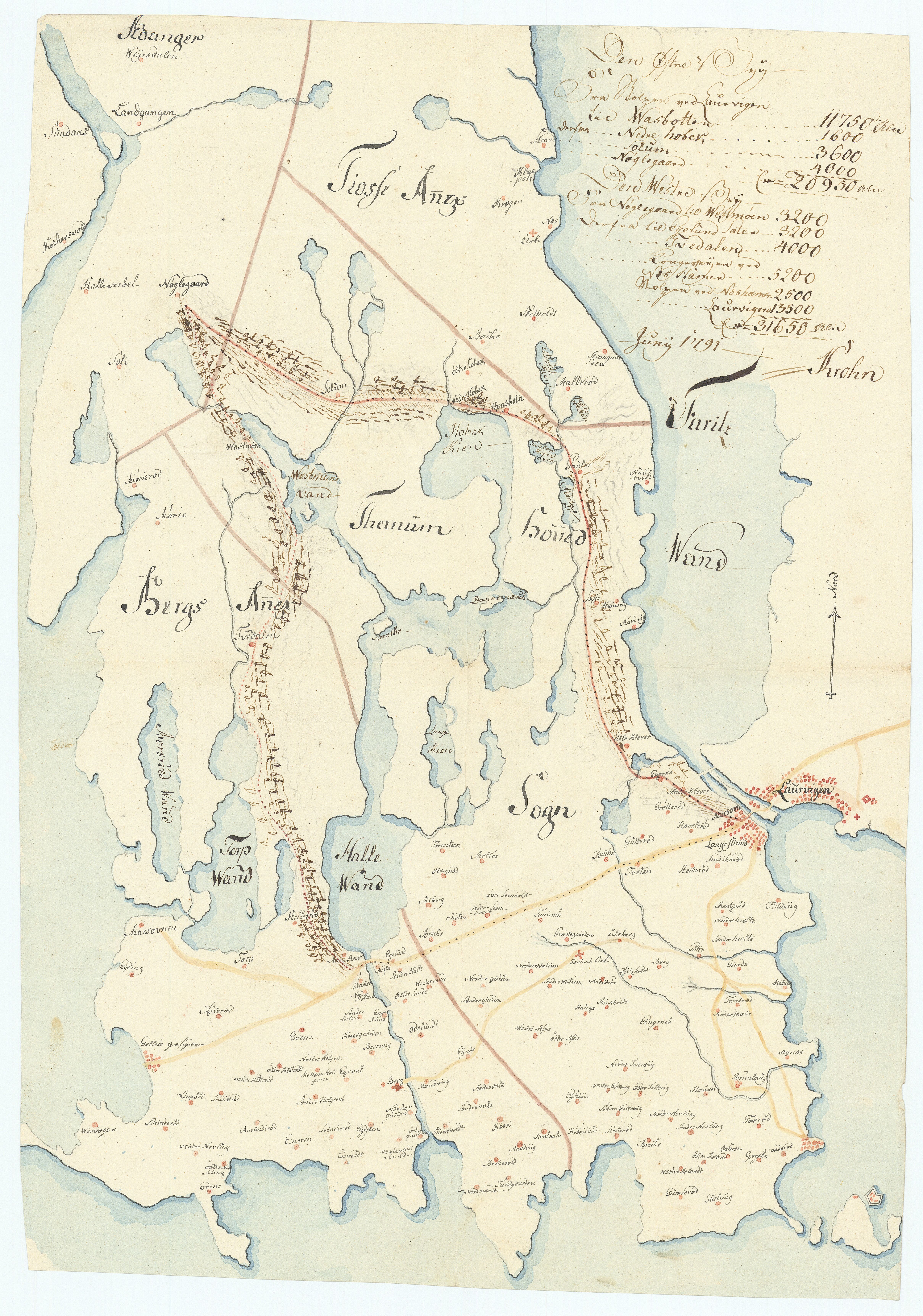 Riksarkivets kart- og tegningssamling, AV/RA-EA-5930/T/T015/T015e, 1789-1813, p. 1