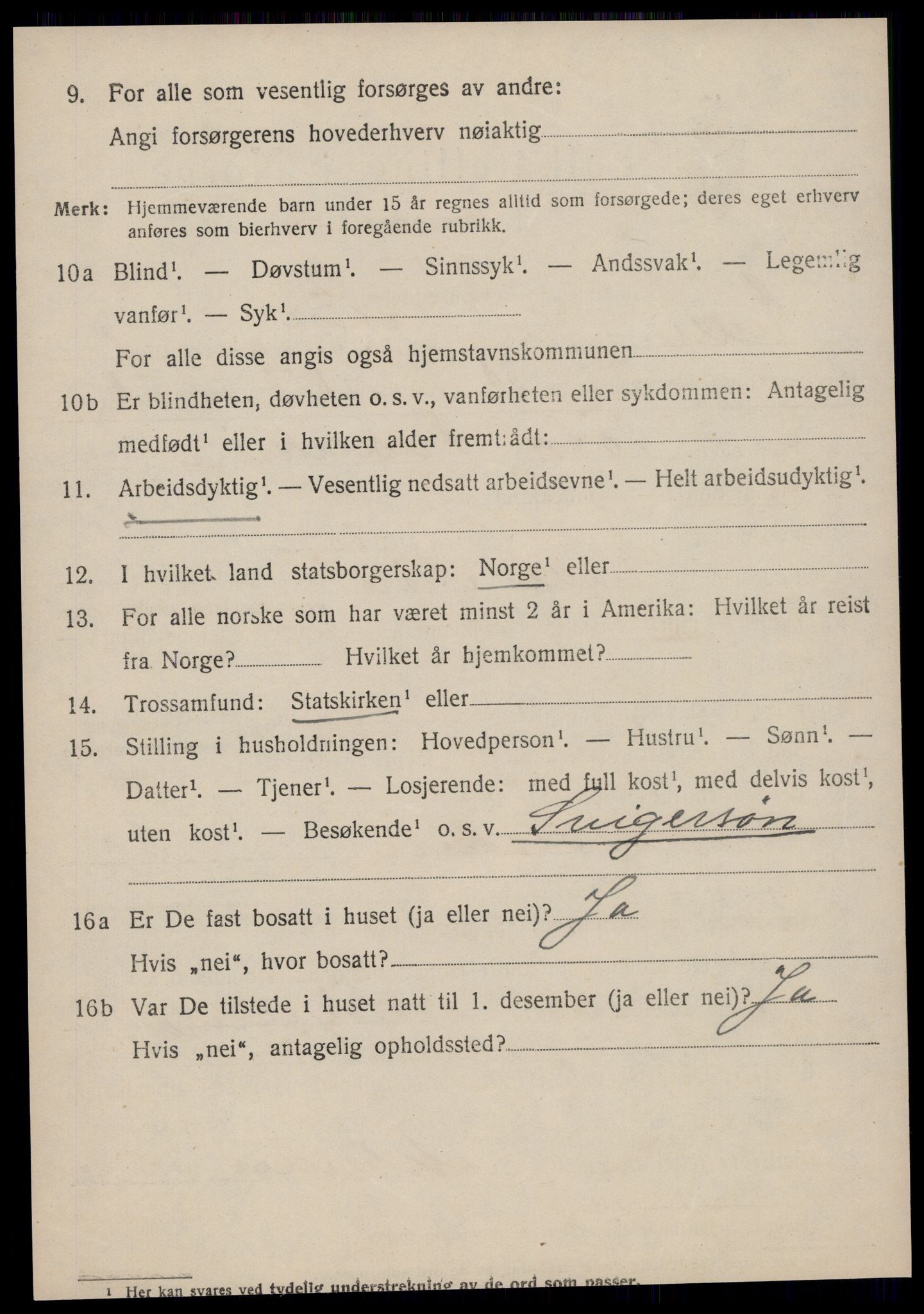 SAT, 1920 census for Eid (MR), 1920, p. 991