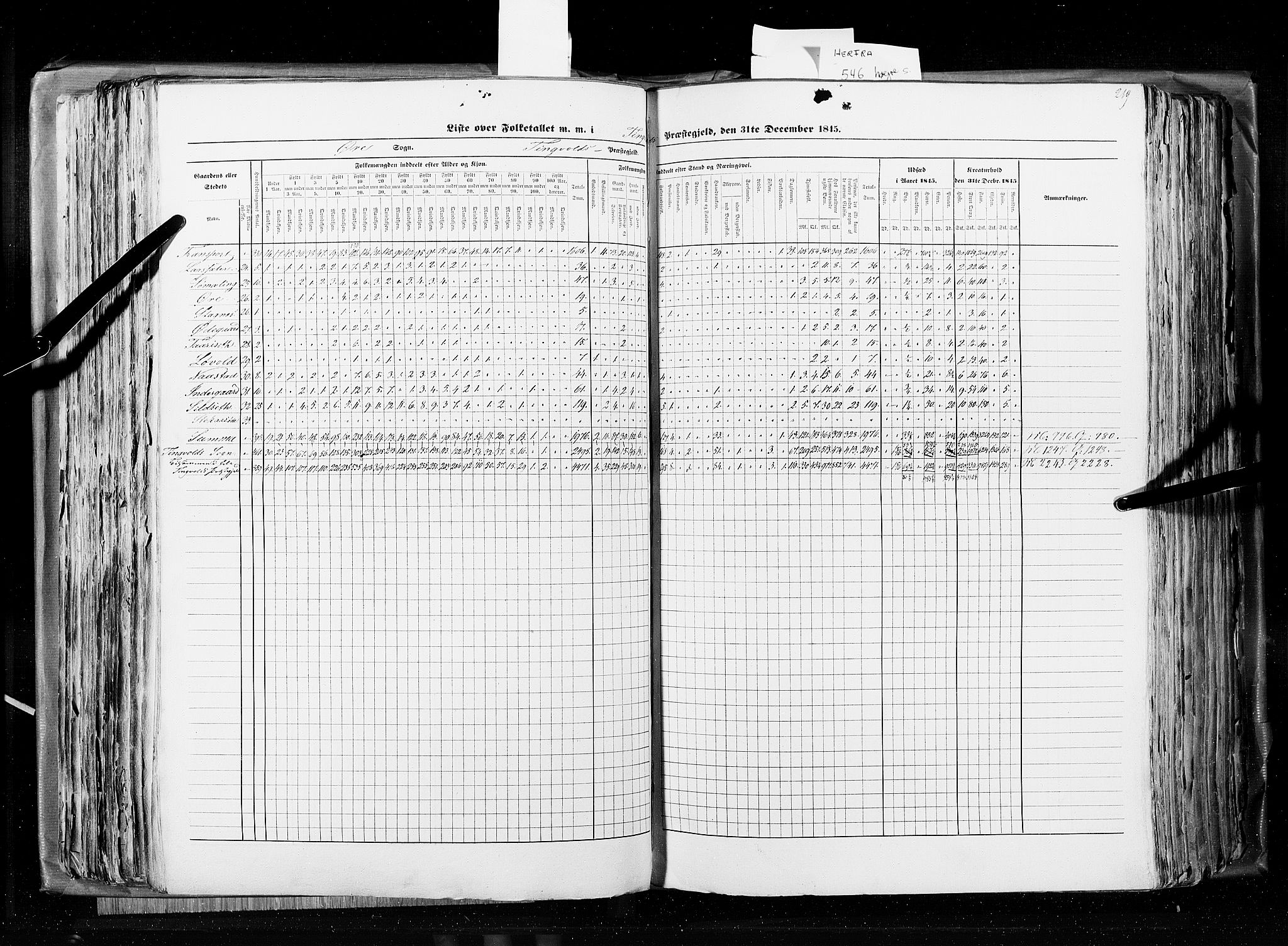 RA, Census 1845, vol. 8: Romsdal amt og Søndre Trondhjems amt, 1845, p. 219