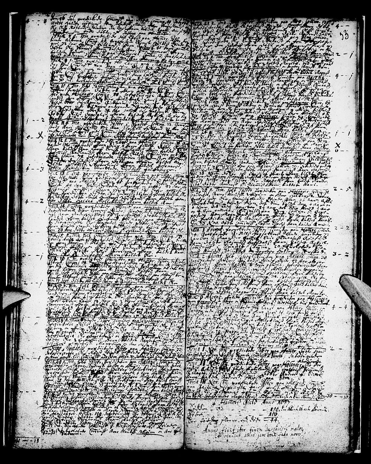 Hamre sokneprestembete, AV/SAB-A-75501/H/Ha/Haa/Haaa/L0001: Parish register (official) no. A 1, 1677-1691, p. 33