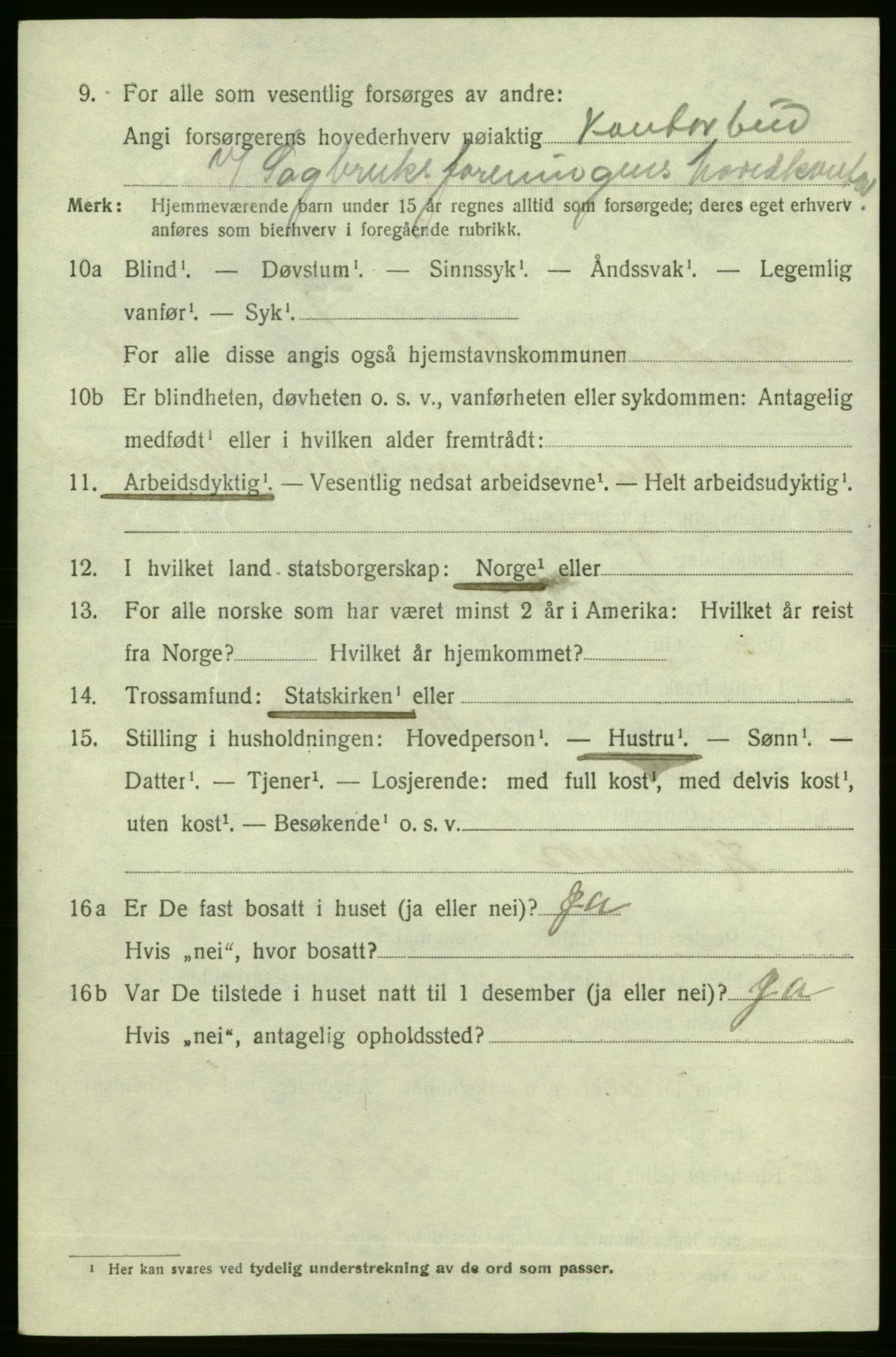 SAO, 1920 census for Fredrikshald, 1920, p. 8397
